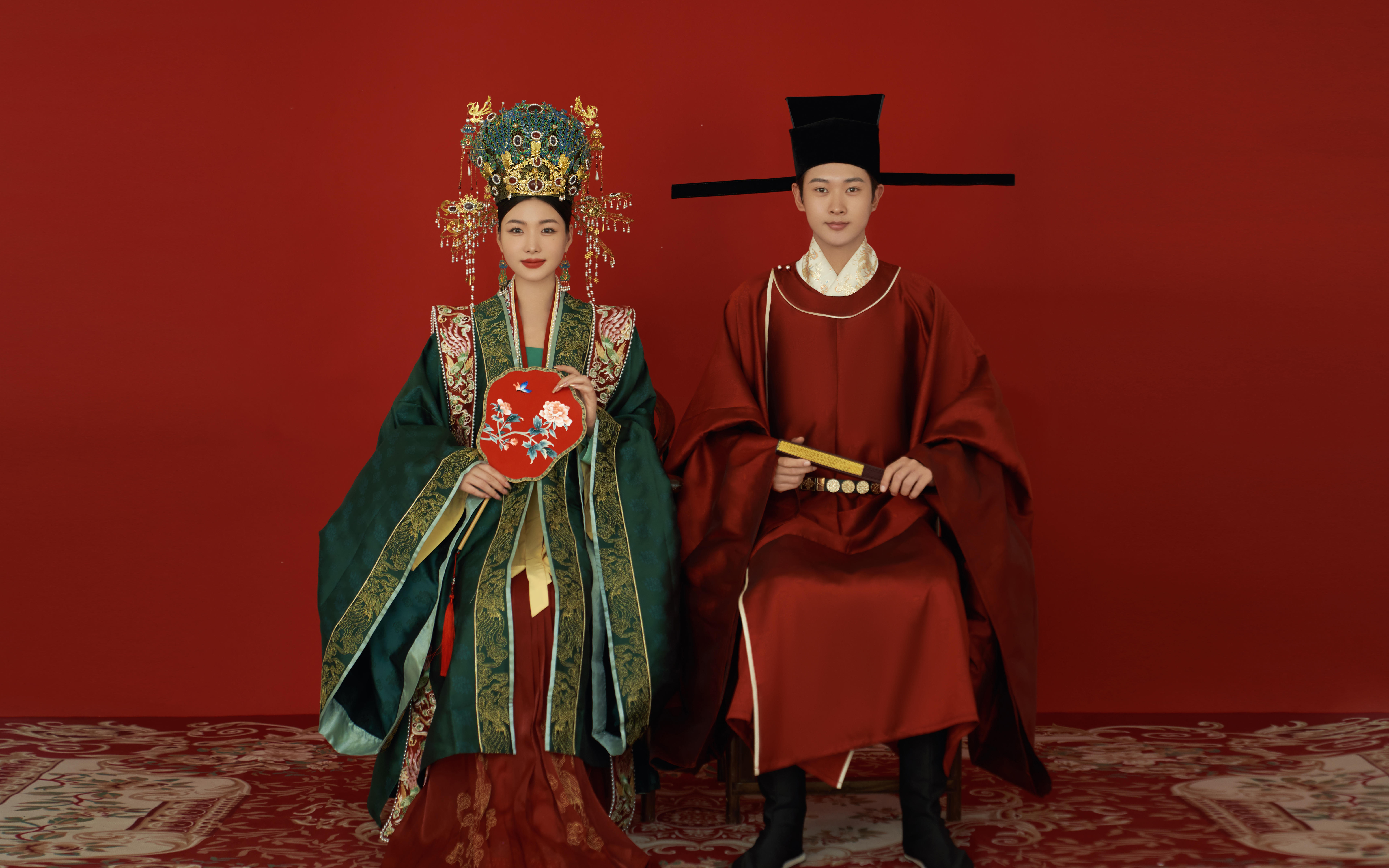 传承国风中式喜嫁之美🧧大气端庄汉服婚纱照