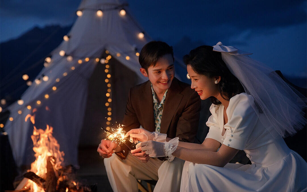 结婚必拍❗浪漫氛围感拉满的夜景婚纱照