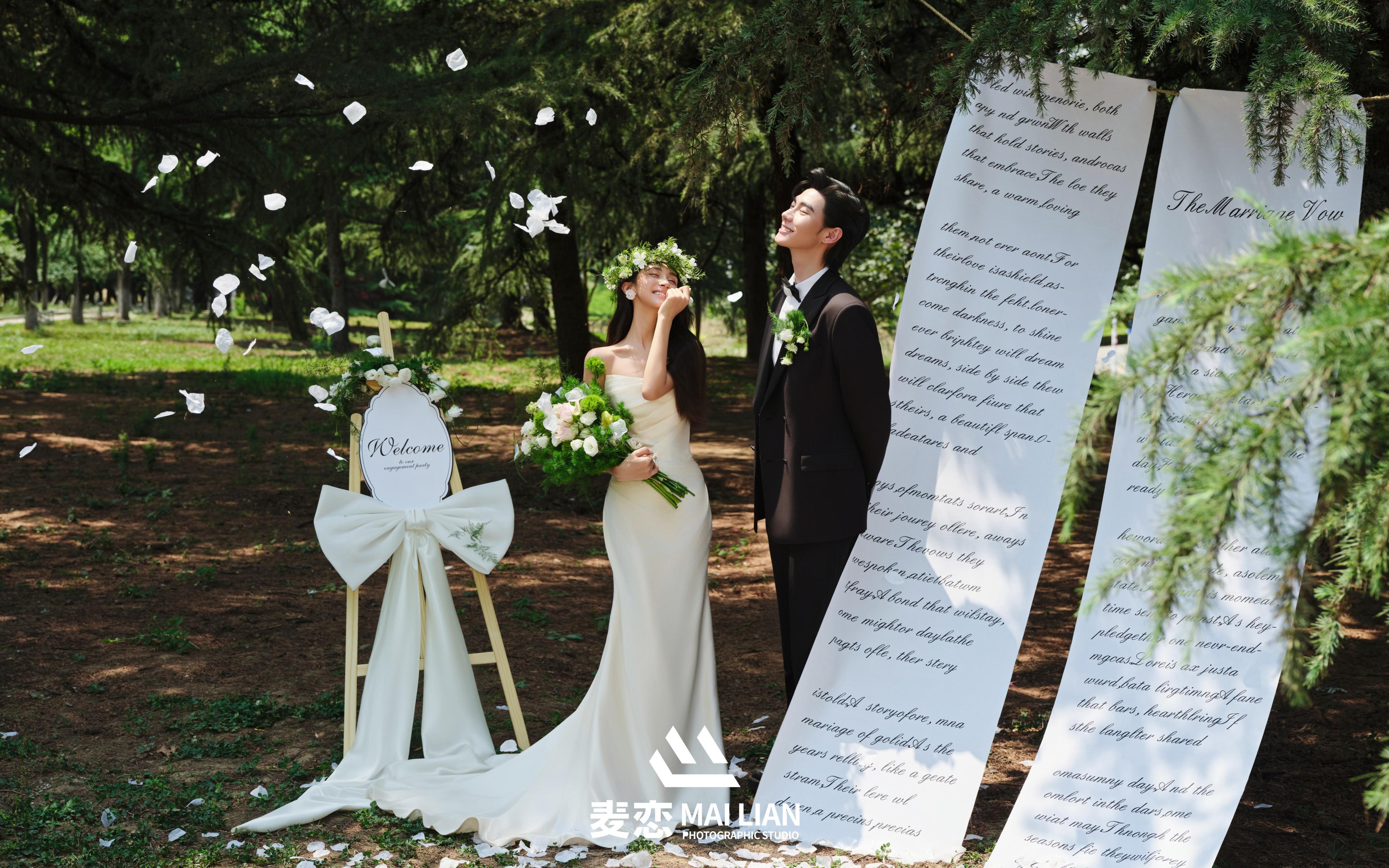 一整個美住?小清新森系婚紗照真的太戳我了