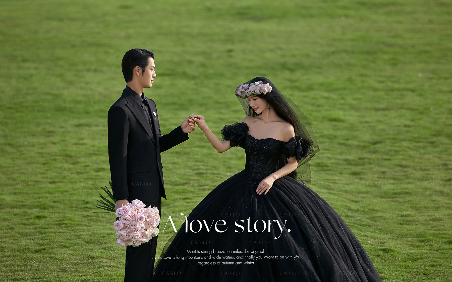 卡洛婚纱摄影【黑纱森系】