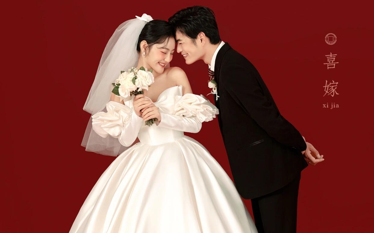 我的极简风婚纱照 
