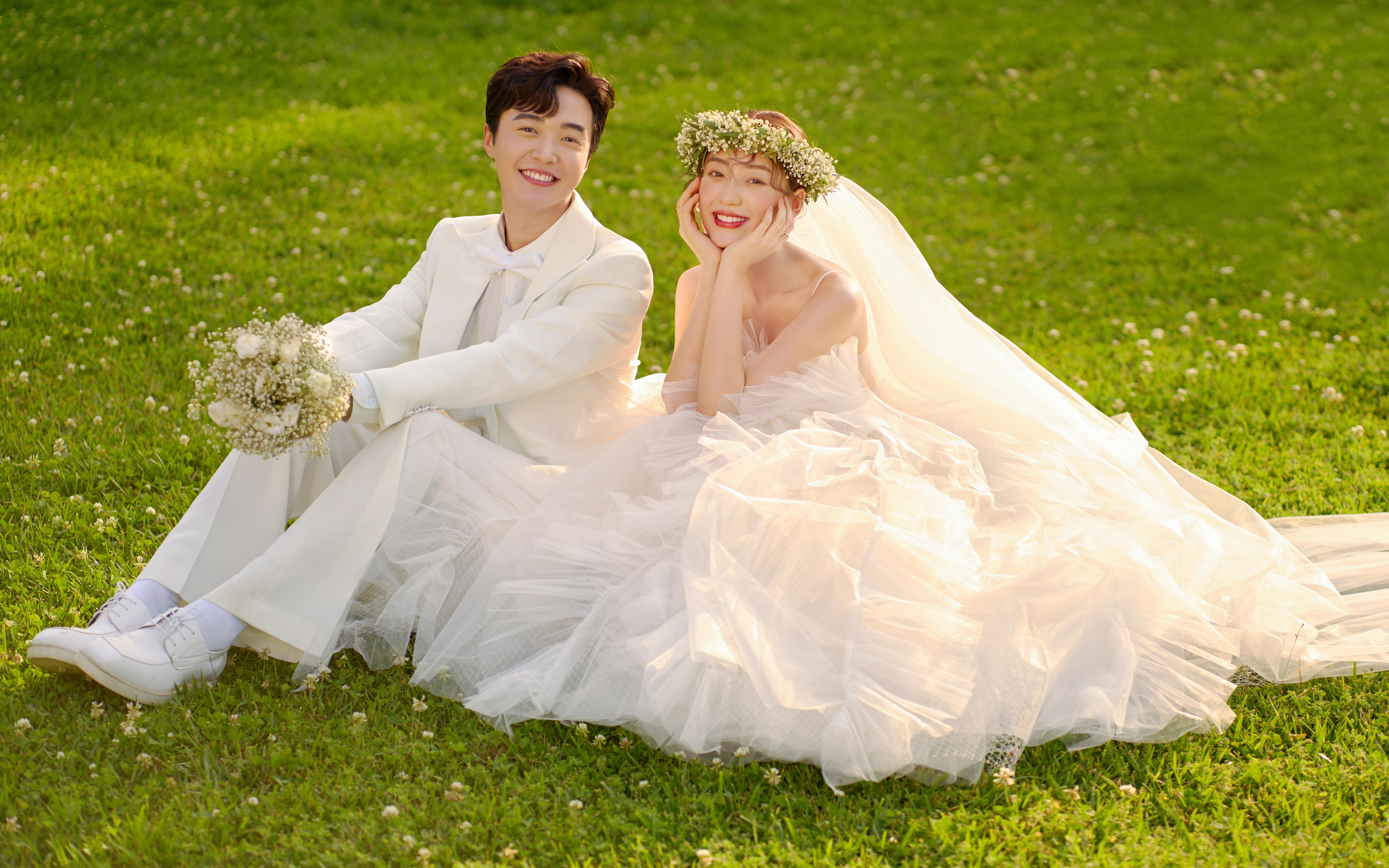 【法式印象】被鮮花和陽光包圍的森婚紗照封神了！