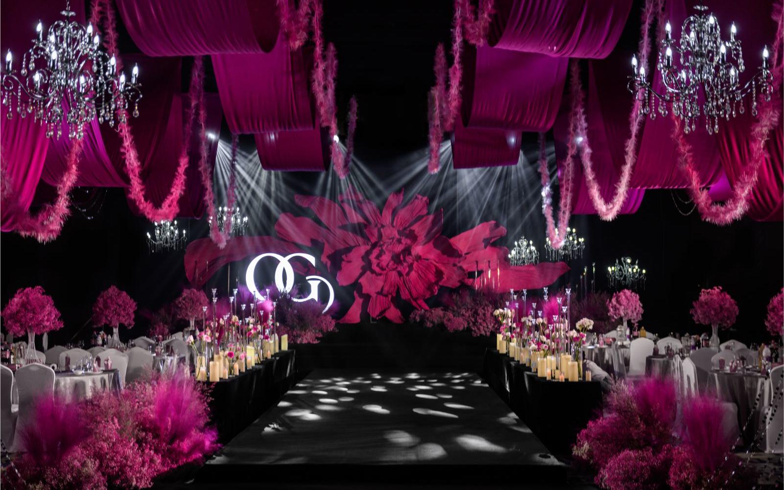 蓝戒指婚礼--韩式婚礼--玫色穹境