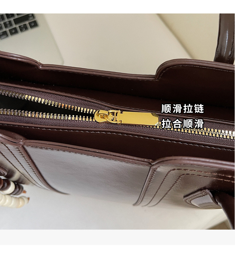 复古高级大容量托特婚包