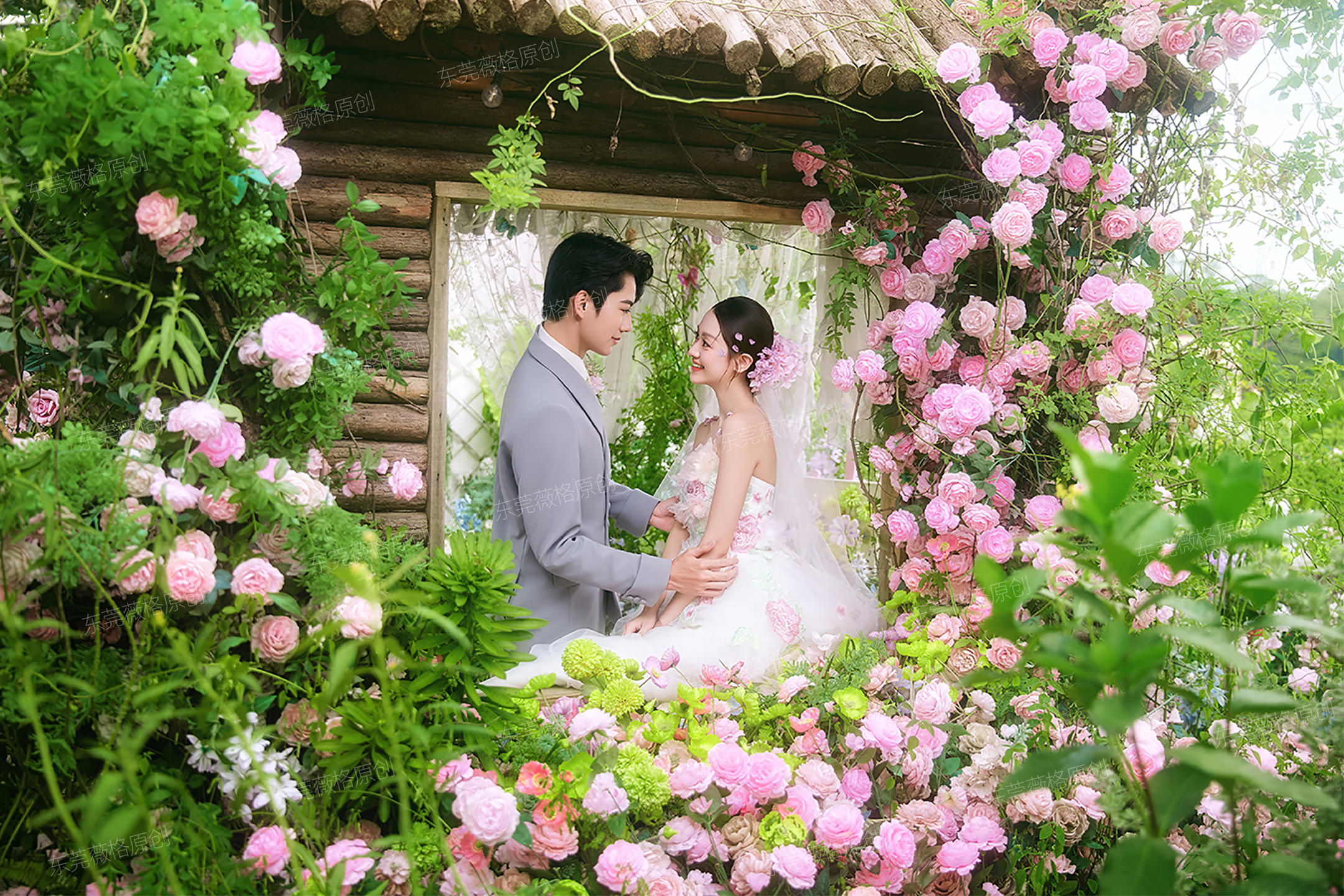 救命🆘这组室内花房婚纱照美到我心坎里了