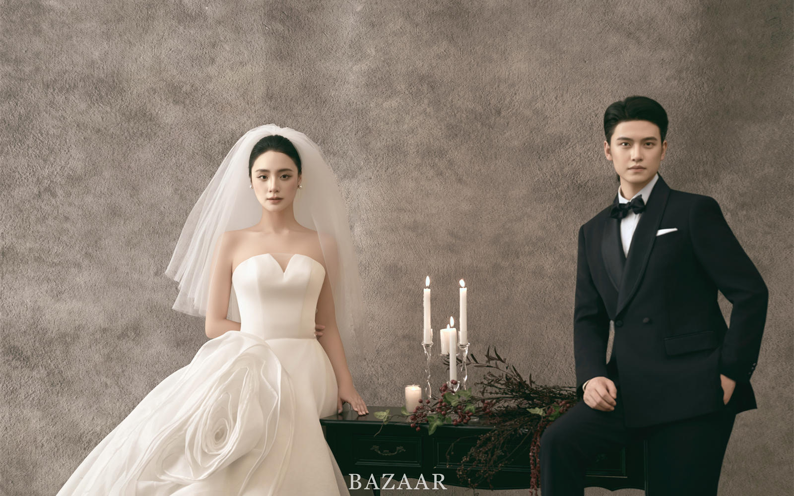 一張首圖封神小眾高級感詫寂風婚紗照