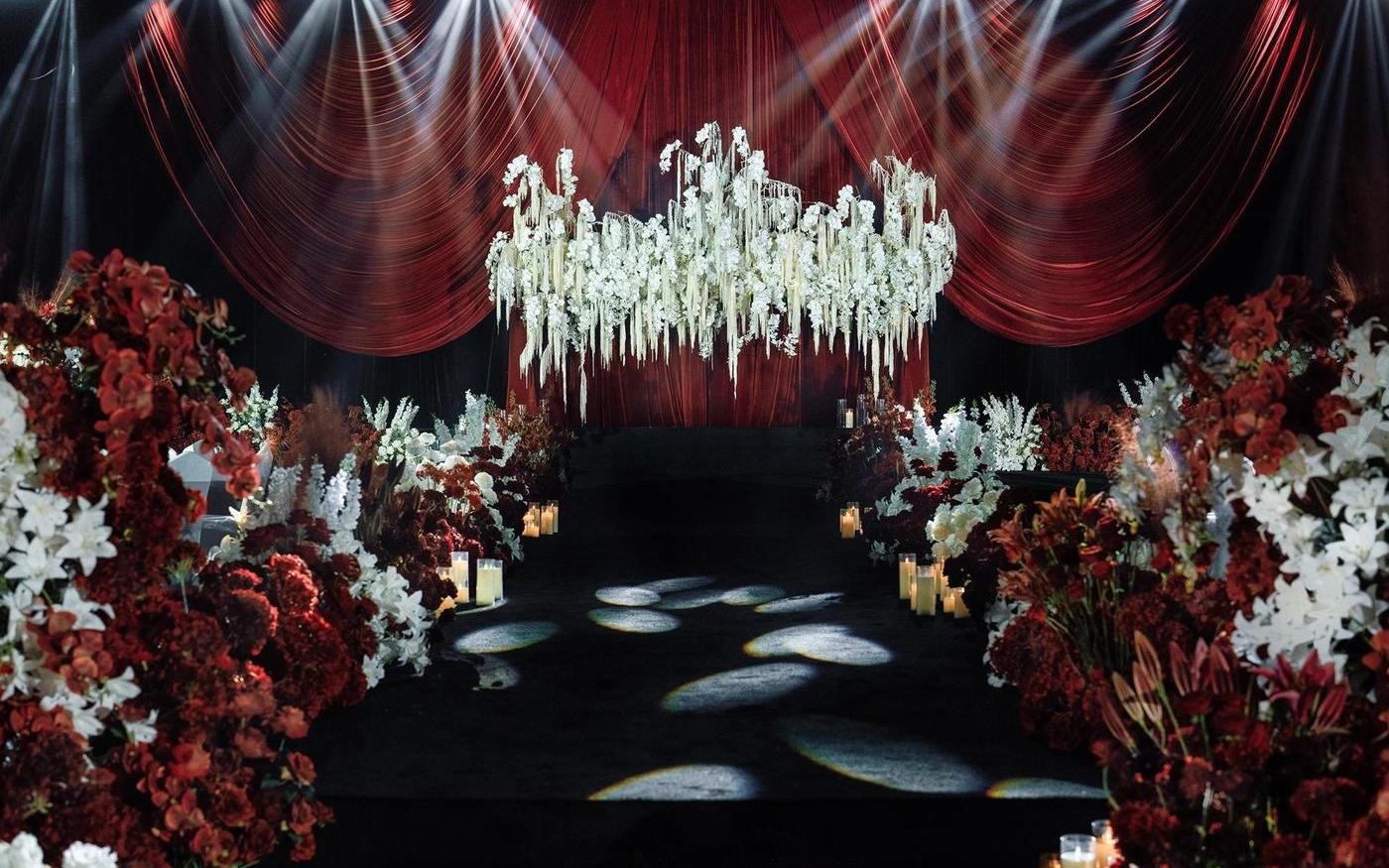 夢幻紅色系布縵定制