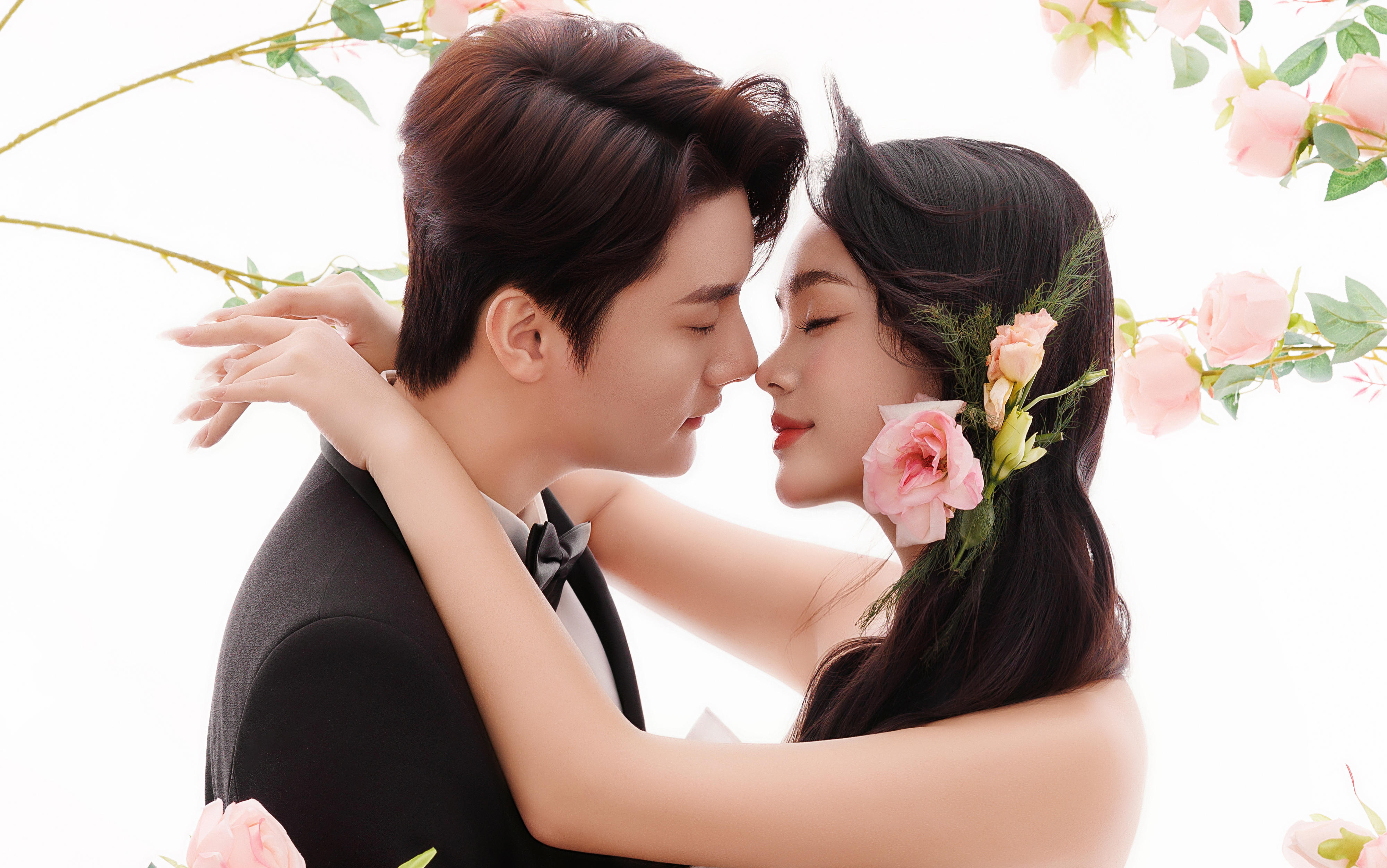 室内韩式婚纱照｜这谁顶得住的温柔暴击