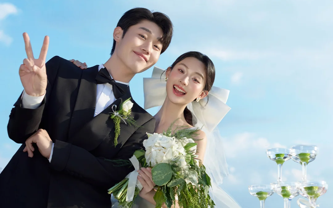 高调官宣！纪实婚纱照里的明媚生命力绝了