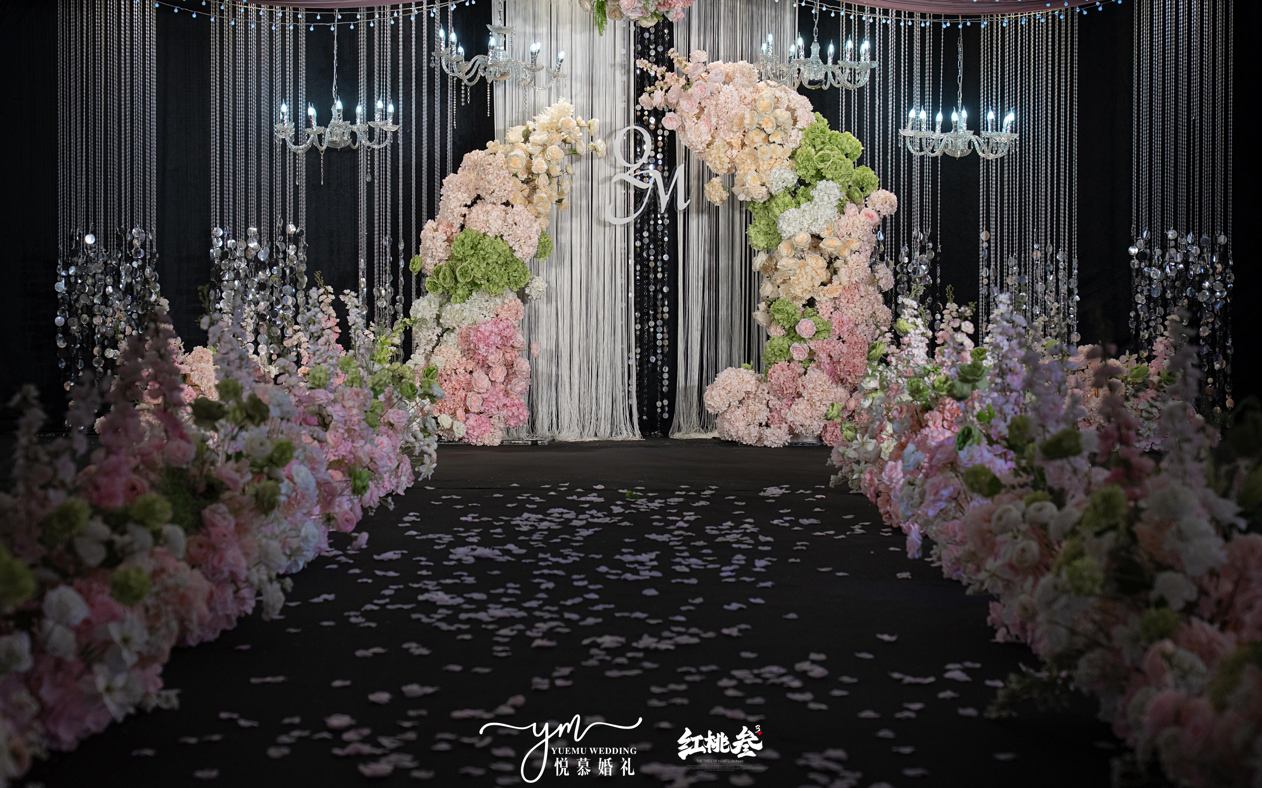 【悅慕婚禮】粉綠撞色韓式婚禮