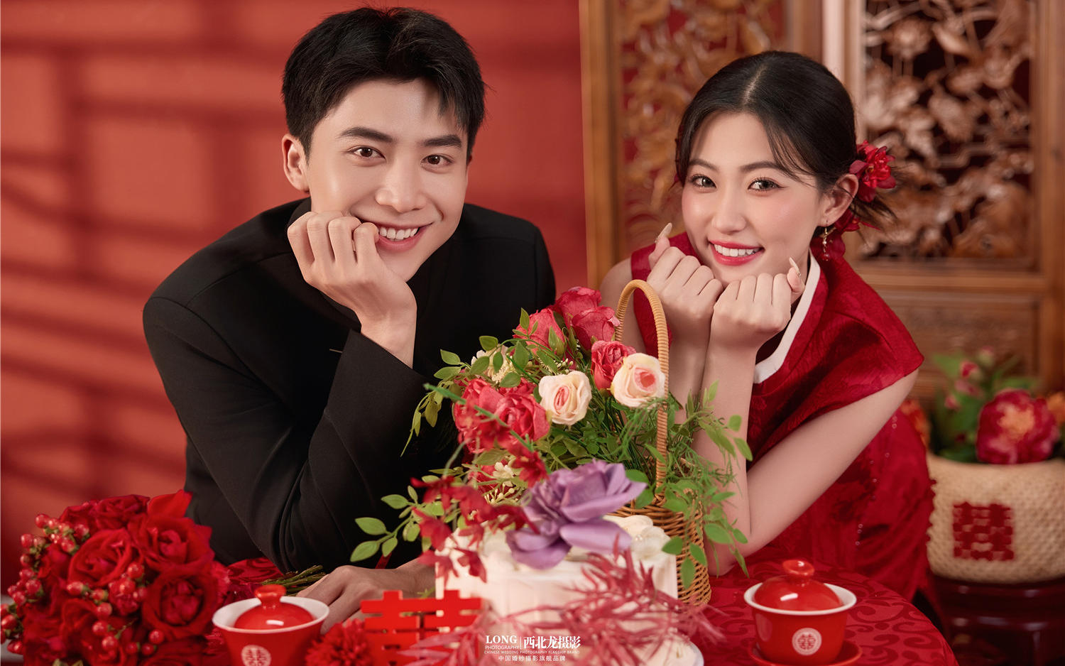【西北龍攝影】拍到了巨好看的喜嫁旗袍婚照