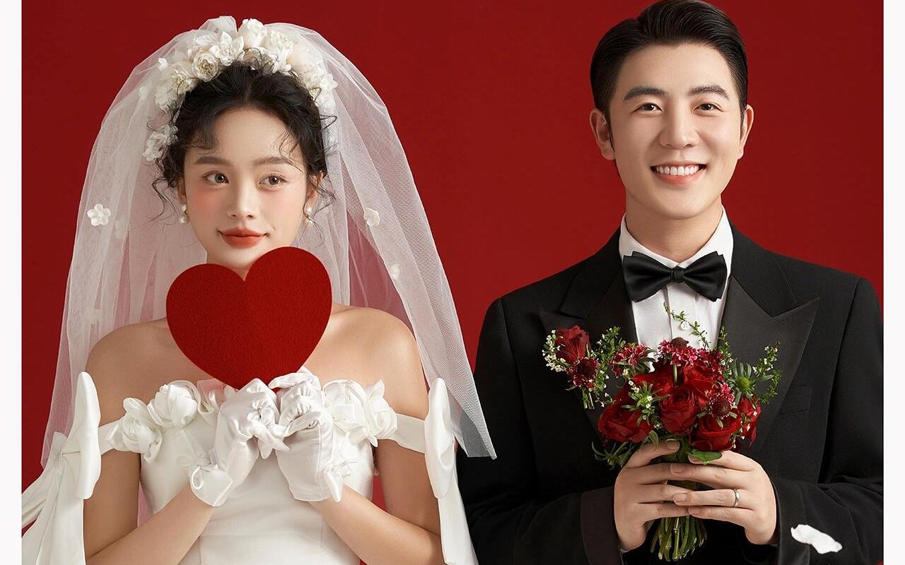 心心念念的轻复古喜嫁婚纱照真的甜爆啦‼️