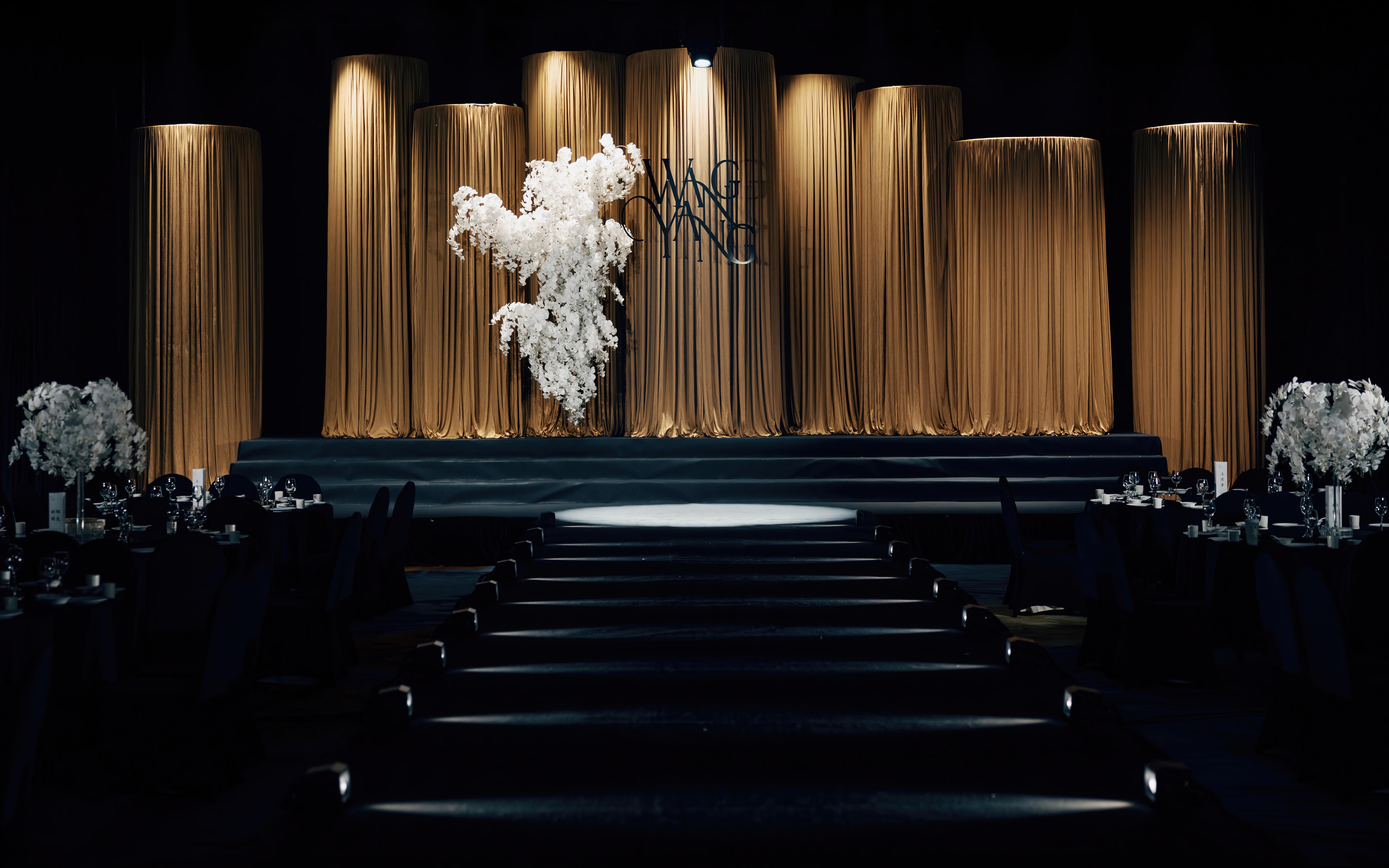 咖色 氛圍感 沉浸式婚禮