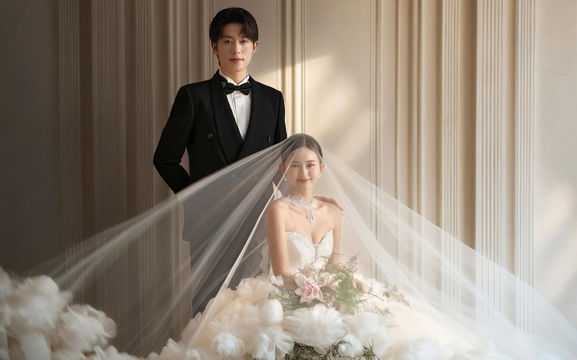 法式主纱婚纱照💕复古氛围感直接拉满 📍