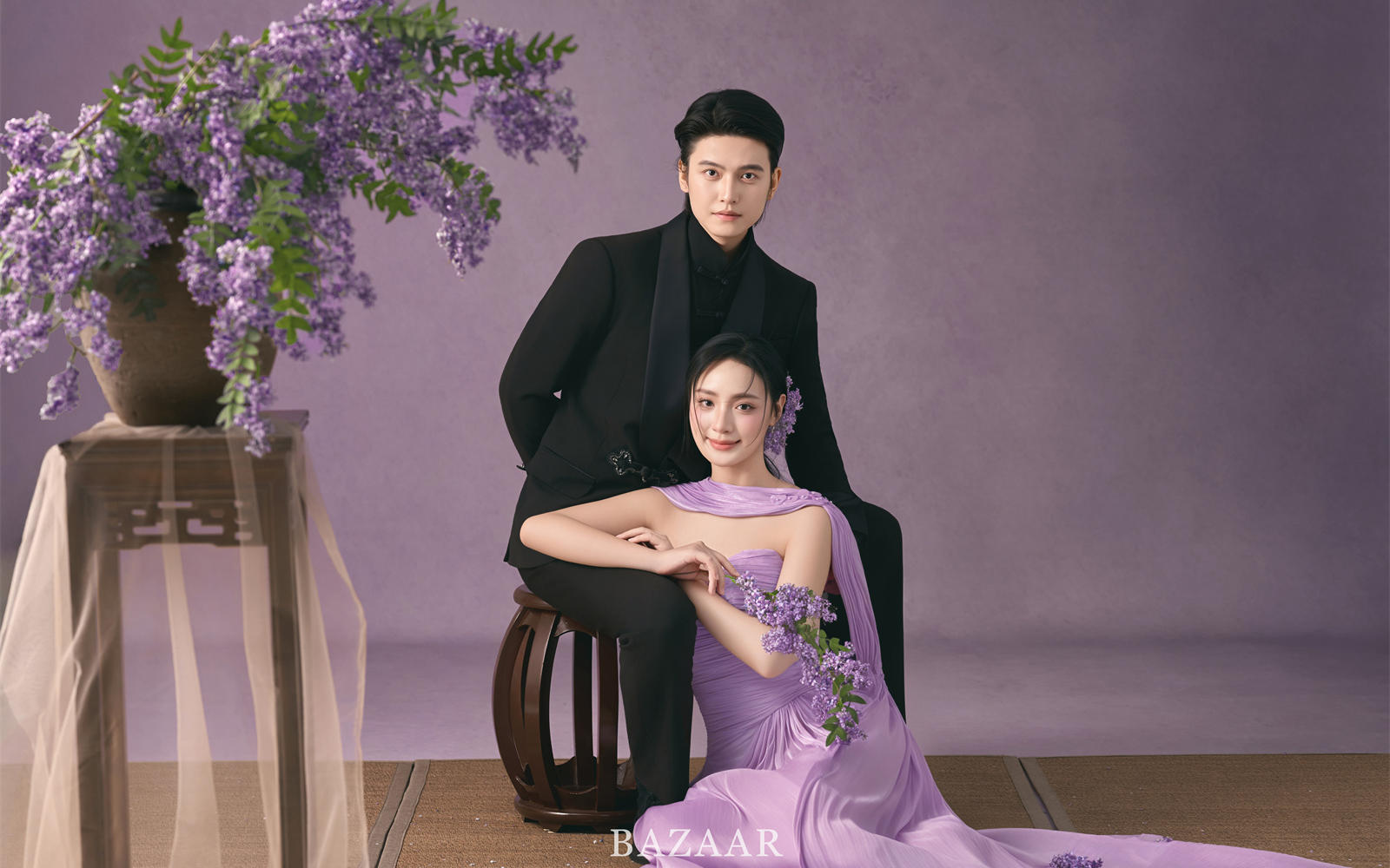 紫韻天成??新中式婚紗照真的超有韻味??絕了