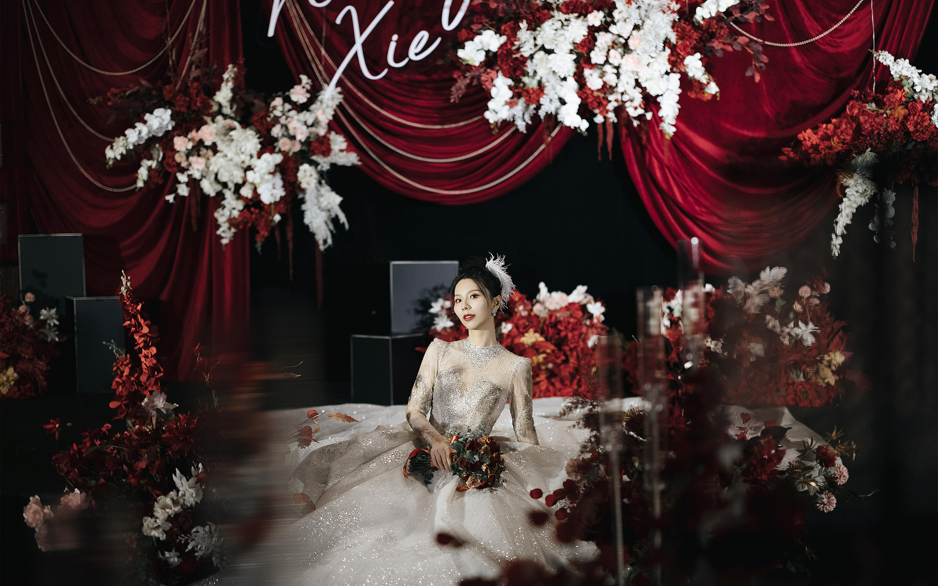  【室內(nèi)】紅色輕奢韓式婚禮 -6800