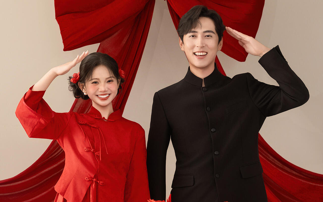 华流才是顶流🔥新中式喜嫁婚纱照美到爆！