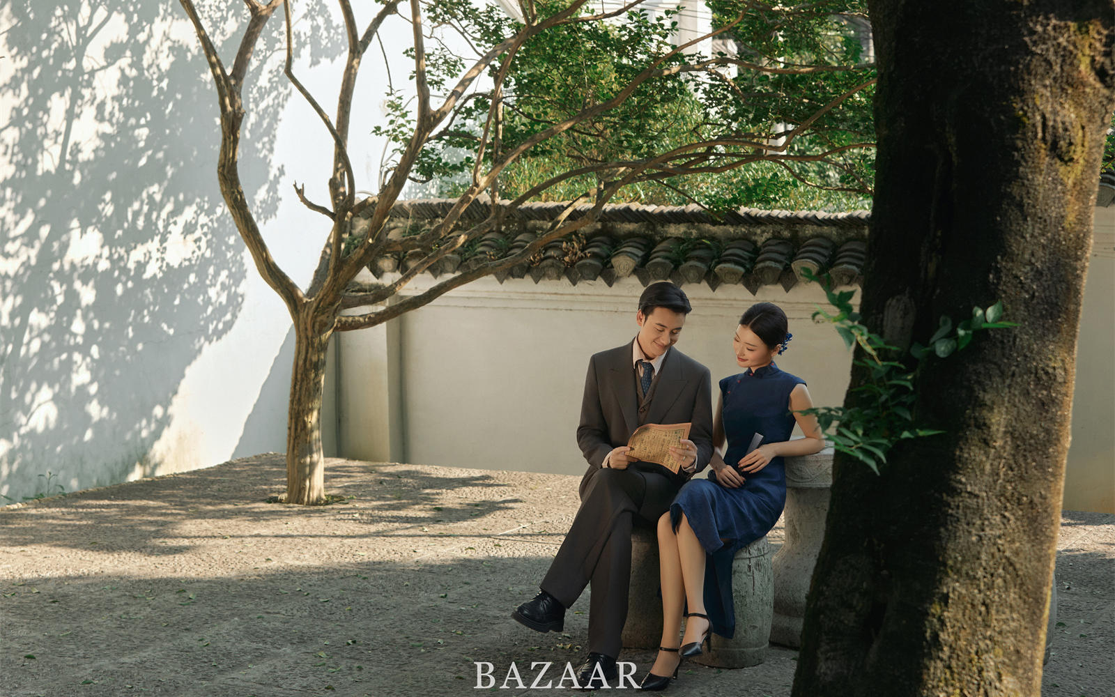 新中式?原來藍(lán)色旗袍這么驚艷