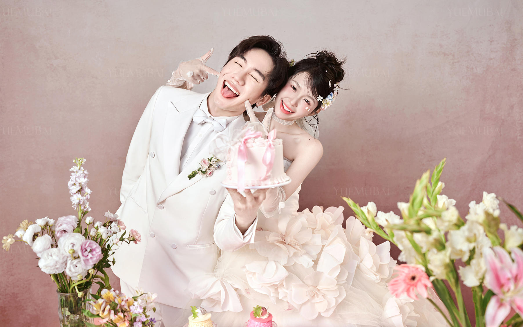 【花屿星辰】春日鲜花甜妹婚纱照