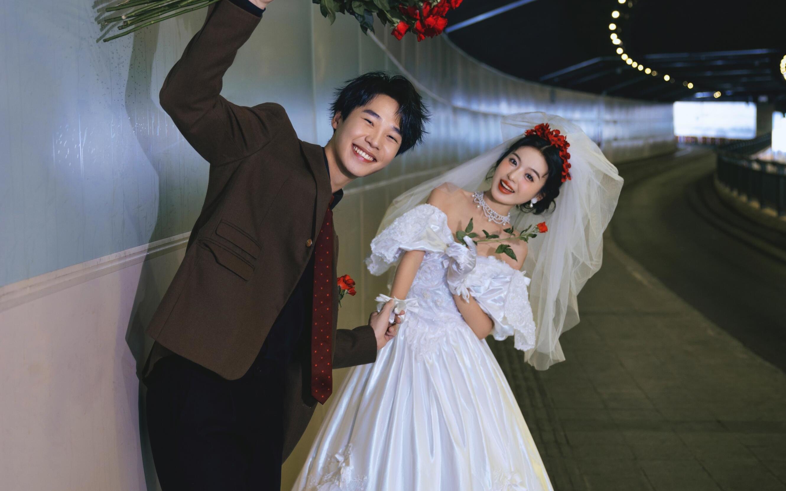 我的街拍婚紗照  