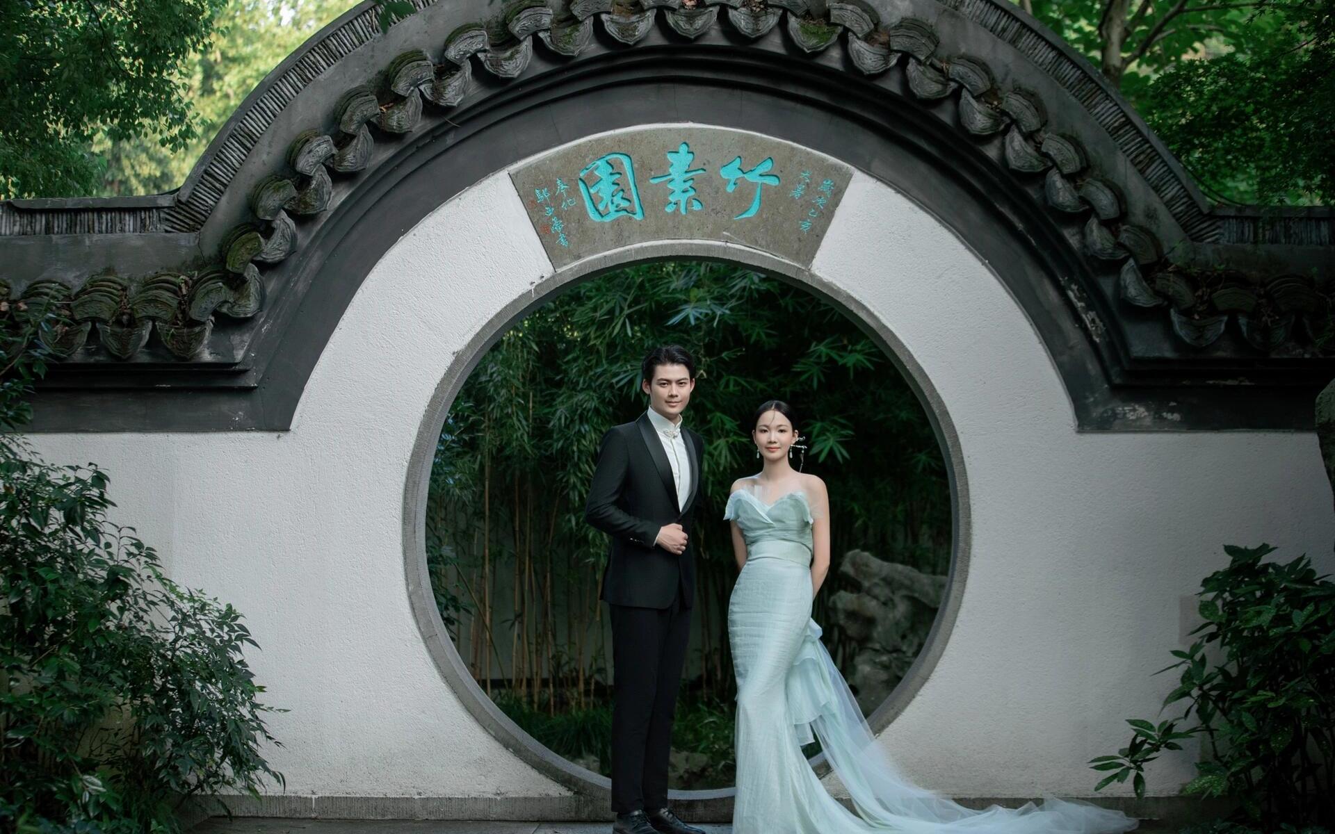 【园林婚纱照】
