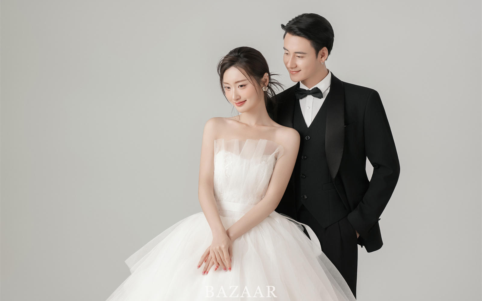 越素越好看好喜歡我的極簡(jiǎn)主紗婚紗照