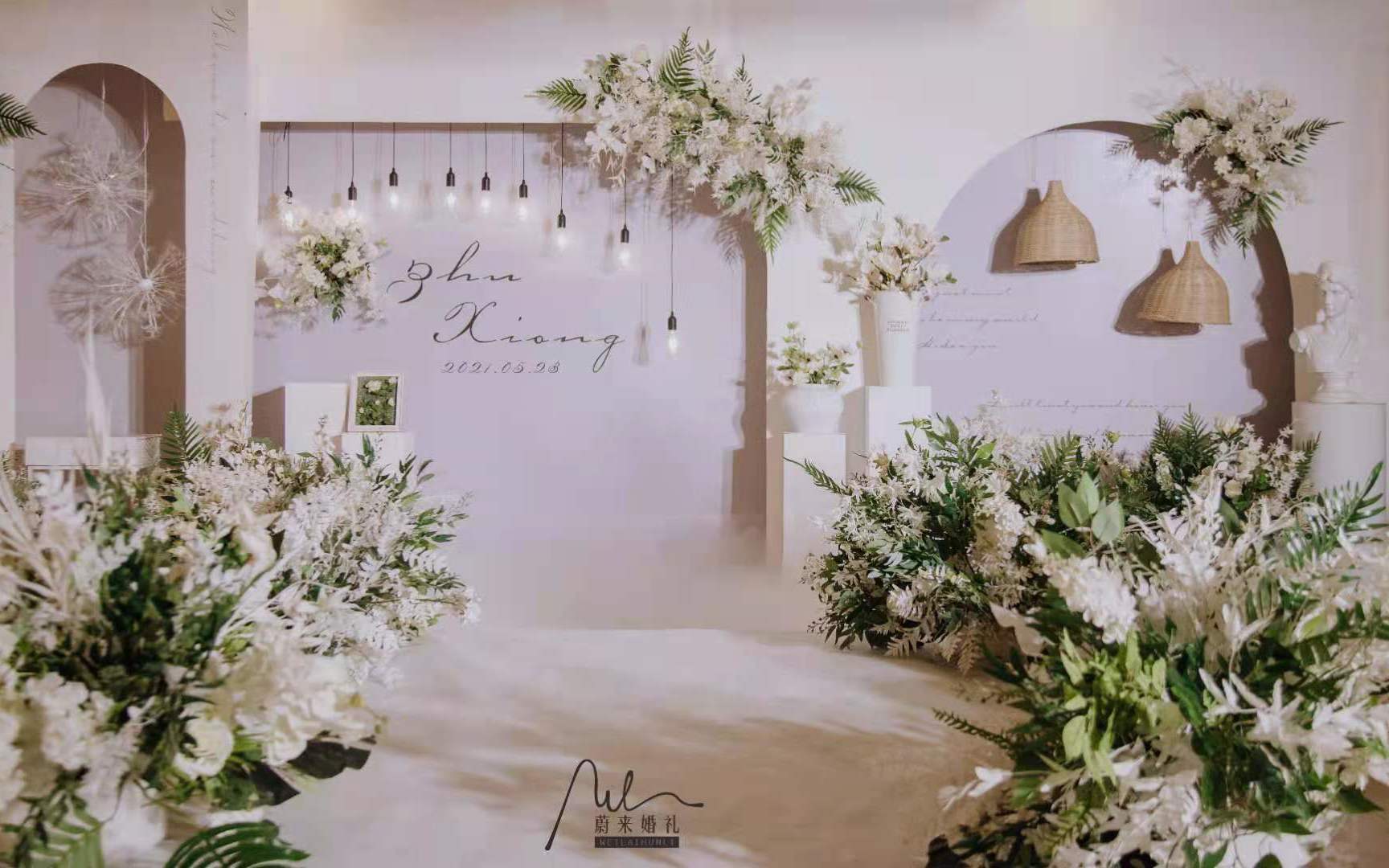 小预算《约定》韩式简约小众婚礼  含四大 