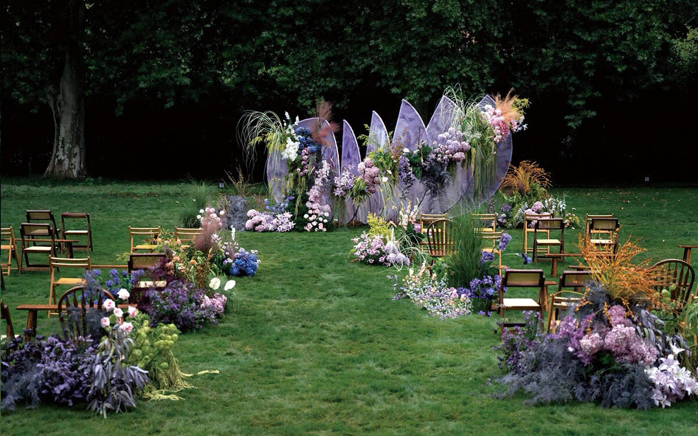 紫蓝繁花漫成【莫奈调色盘】