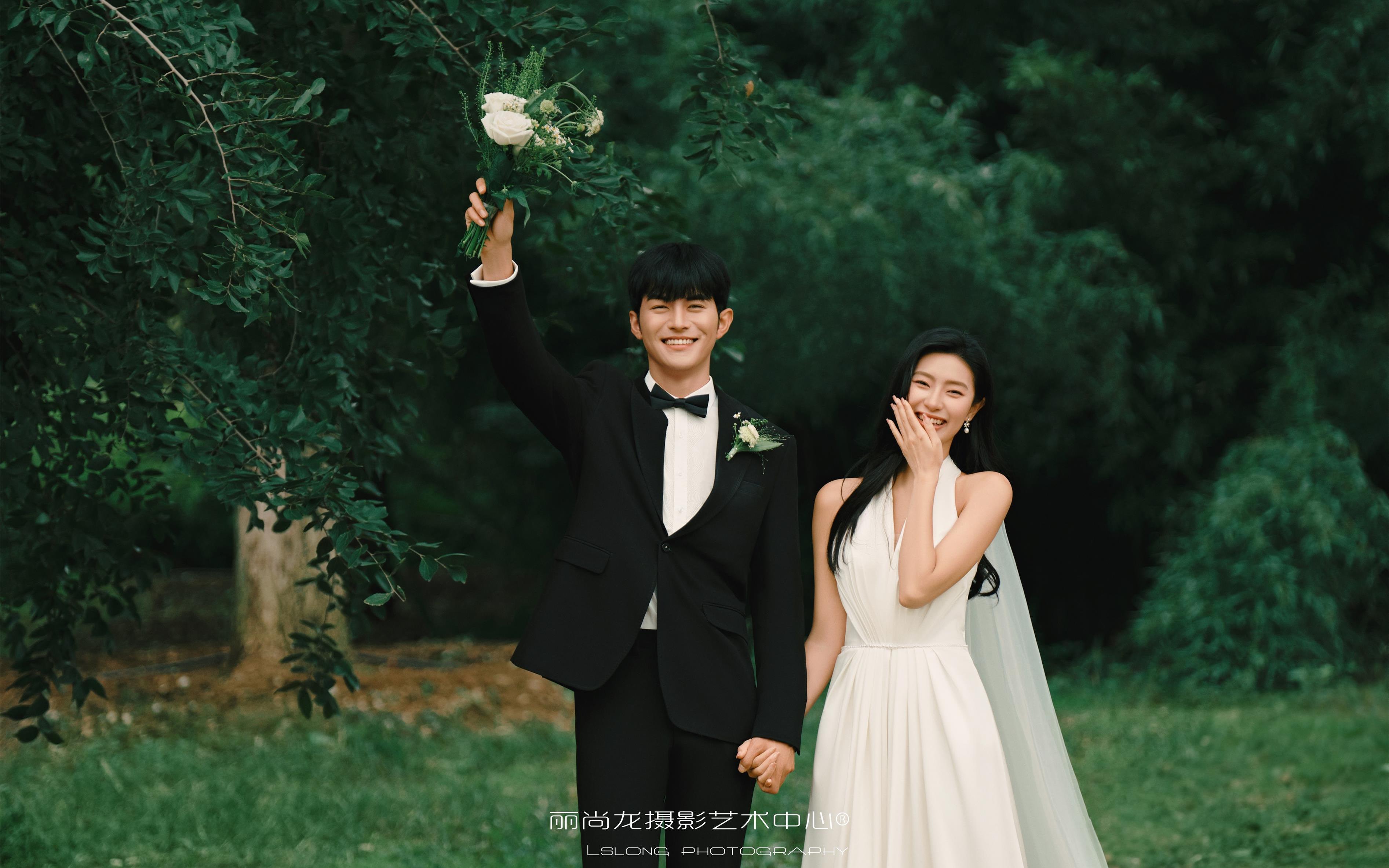 心动预警~超有feel的小清新森系婚纱照