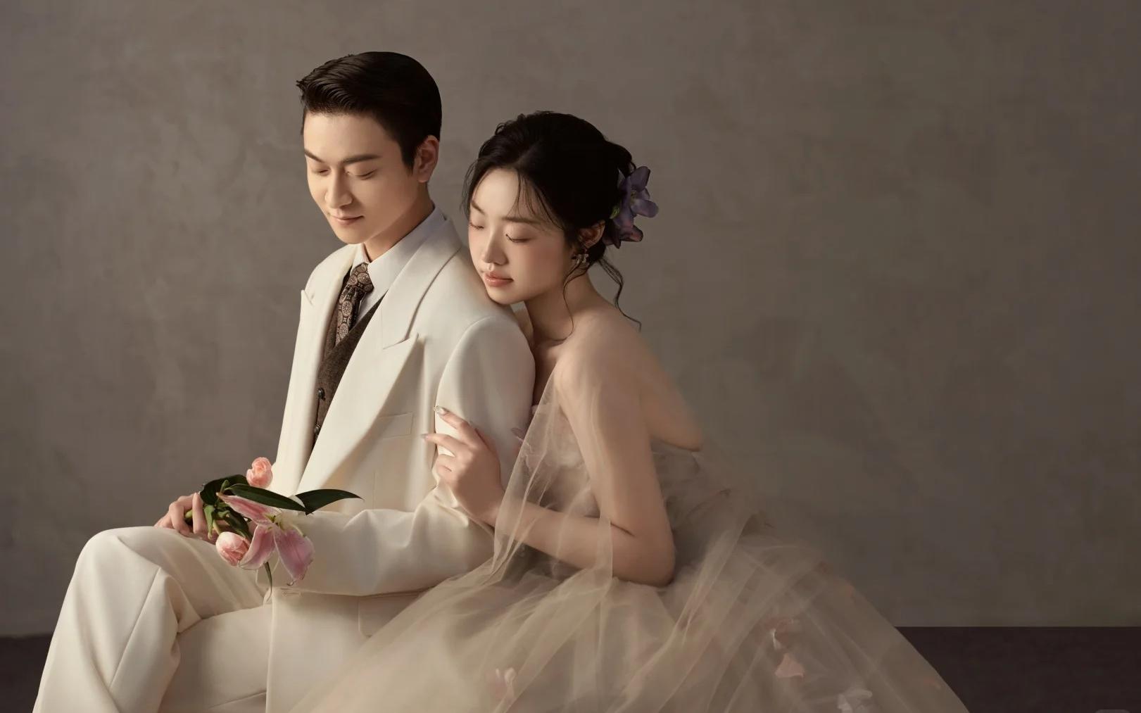 極簡風(fēng)系列 油畫婚紗照