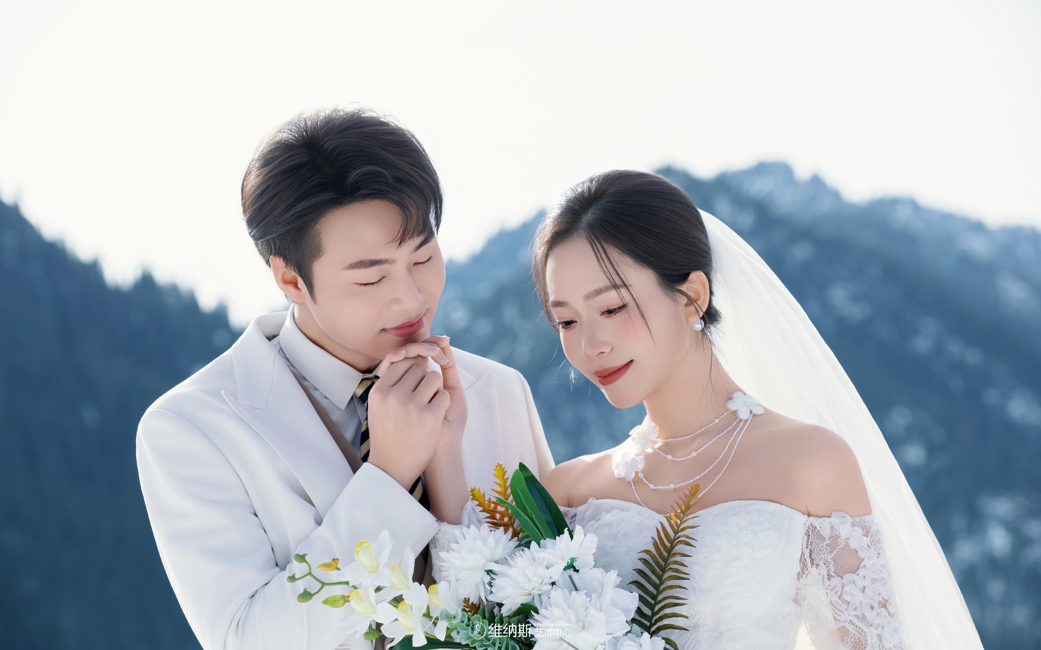南山雪景婚紗照