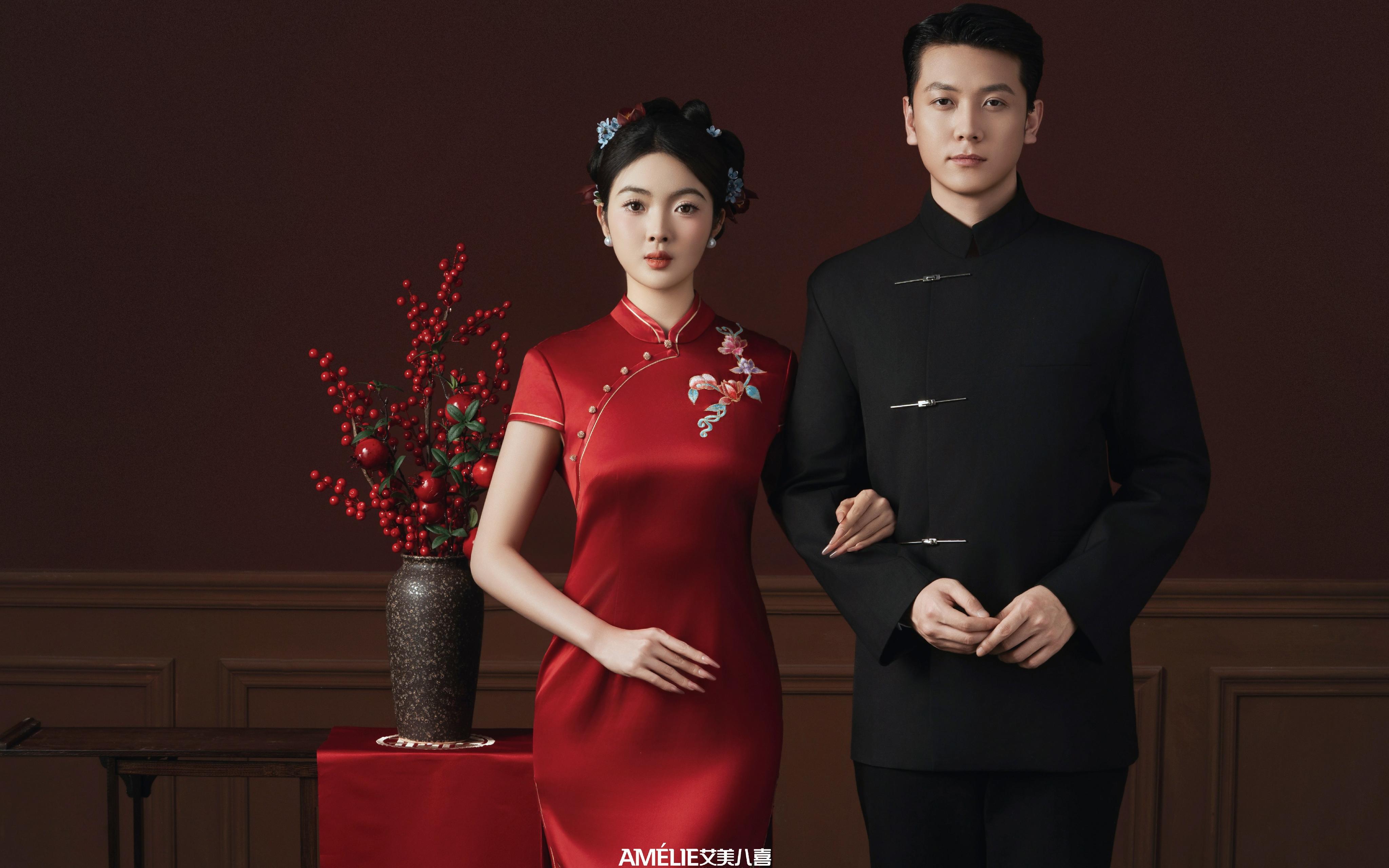 🏮红袍绣梅，东方感拉满