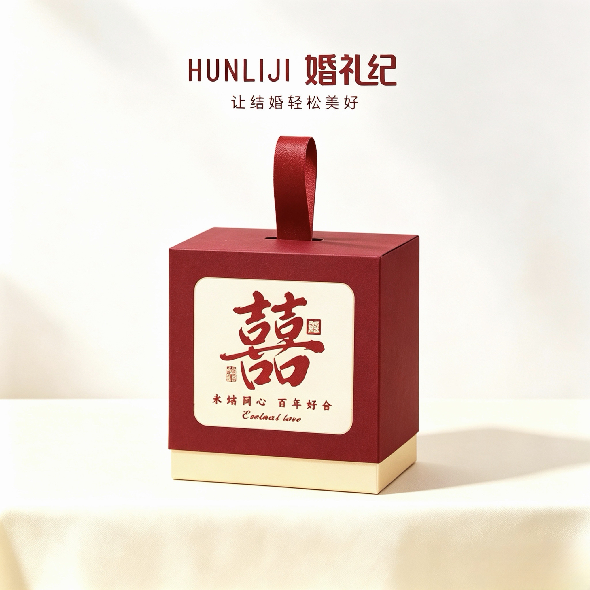 包好发货 喜糖套餐 创意中式方形喜字 喜糖+喜糖盒【成品喜糖不支持退换】