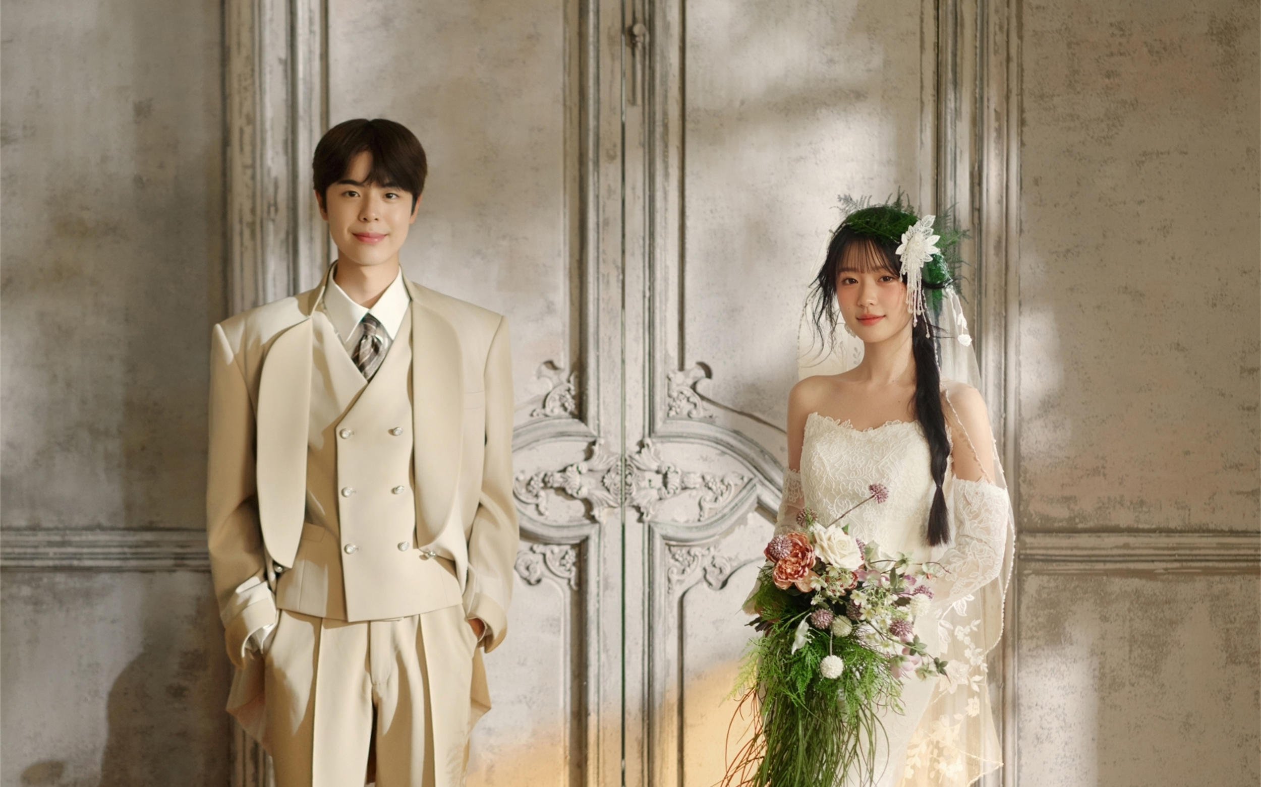 我也不想心动啊✨可这是法式复古婚纱照诶