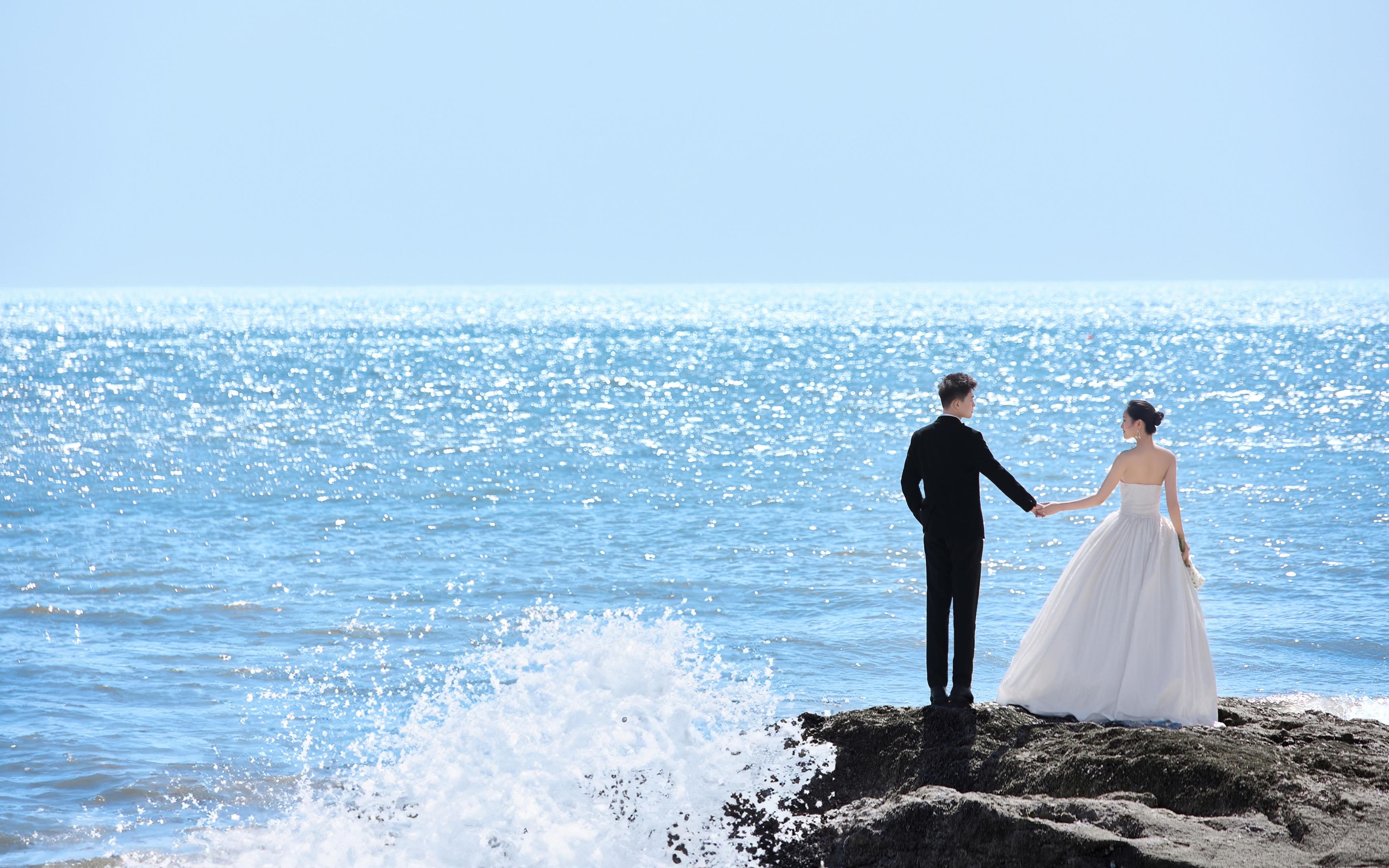 花瓣摄影•海天一色婚纱照