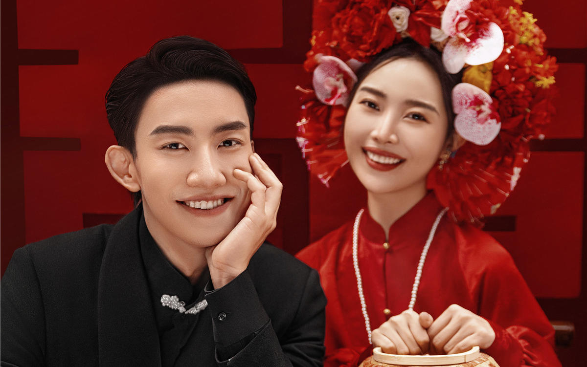 解鎖2026婚照頂流：當簪花遇上新中式！