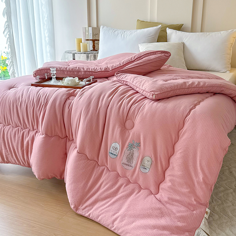 2025新款提花立體大豆纖維冬被棉被芯