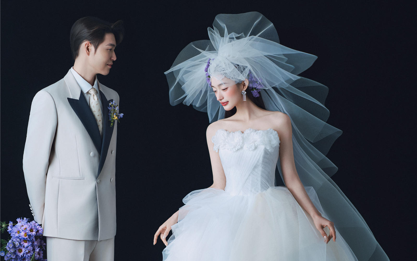 全程無廢片！黑底主紗才是婚紗照里的“天花板”??