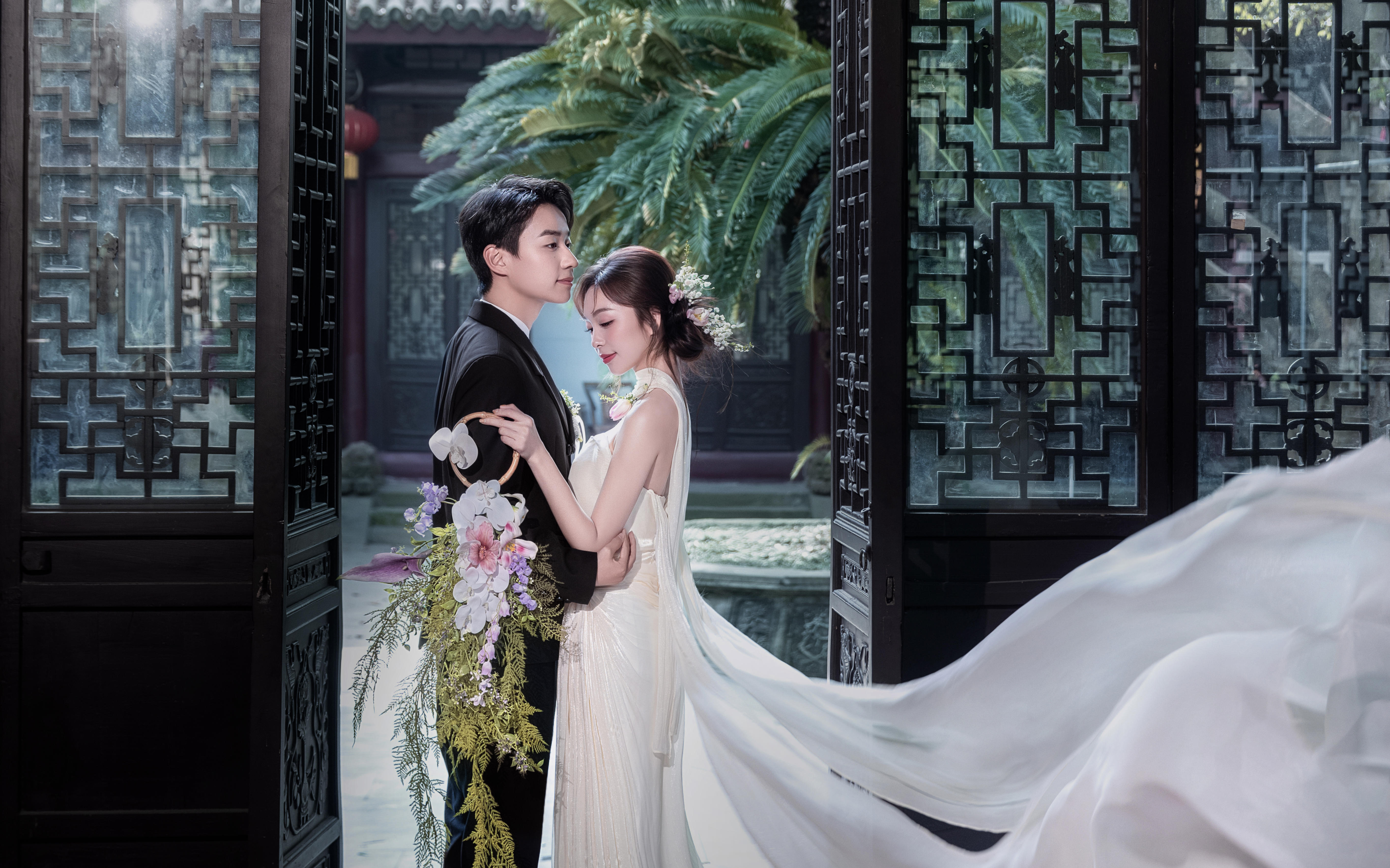 2026新中式林园风婚纱照