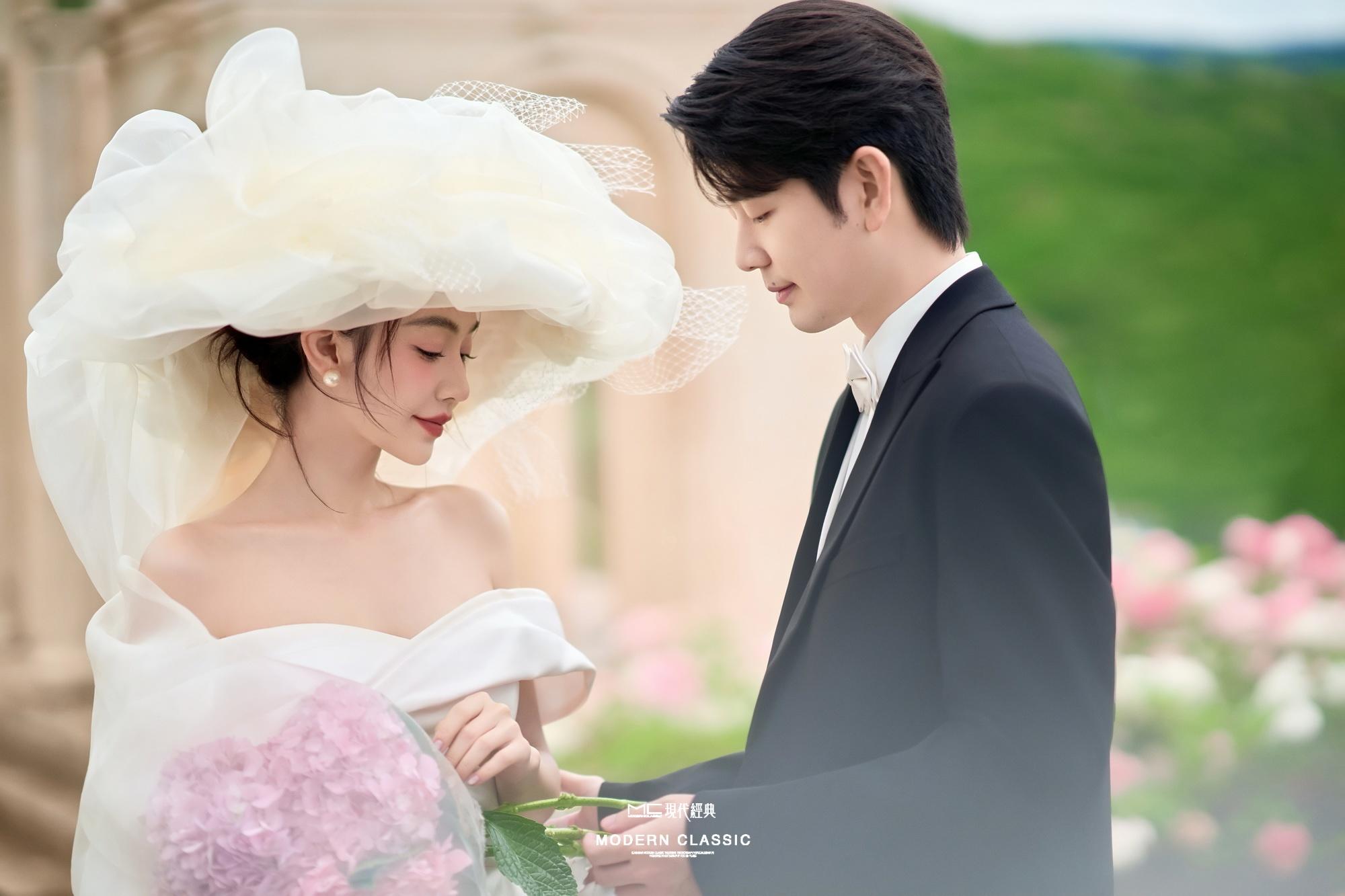 超美腻！海边花园仪式感婚纱照