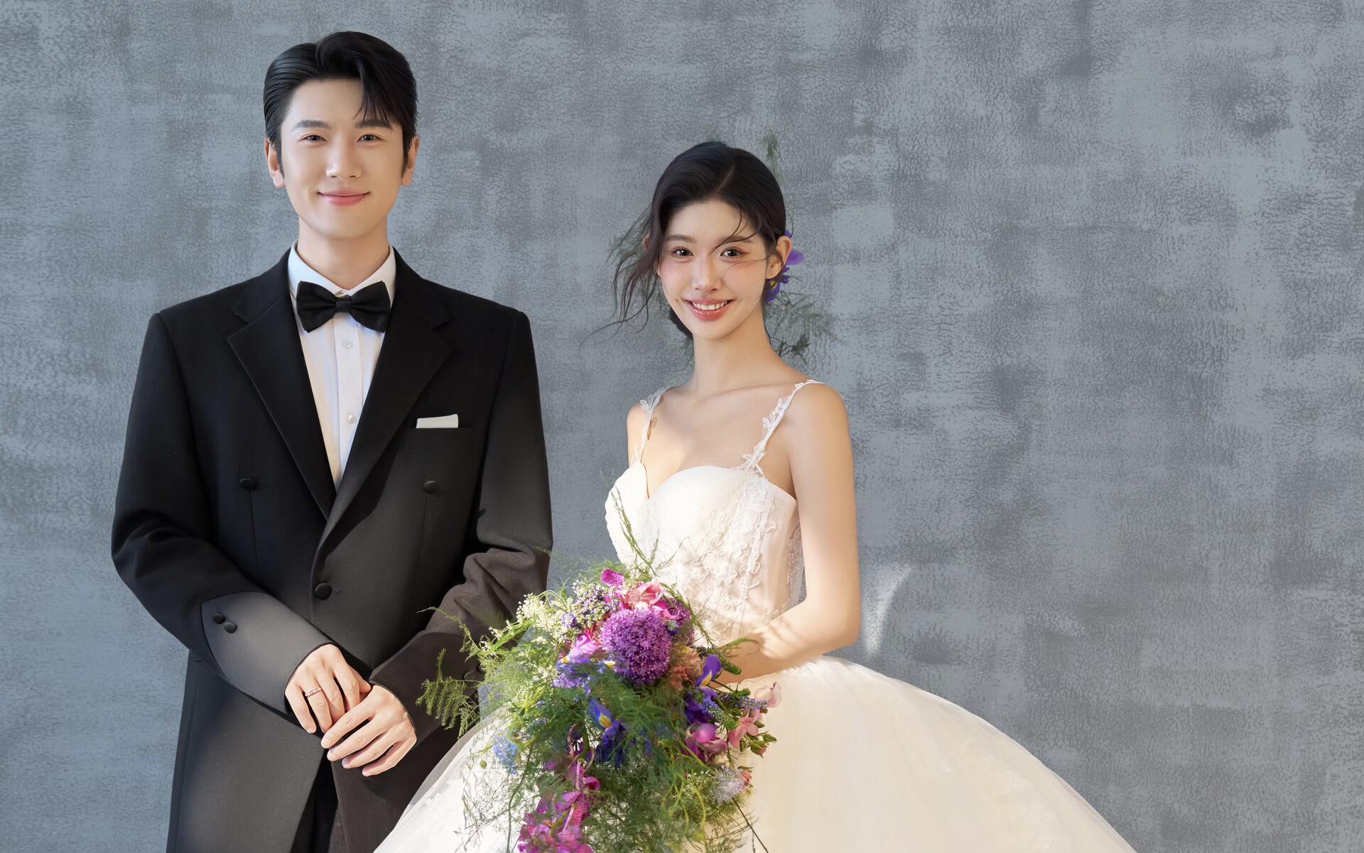 光影婚纱照，高级感扑面而来