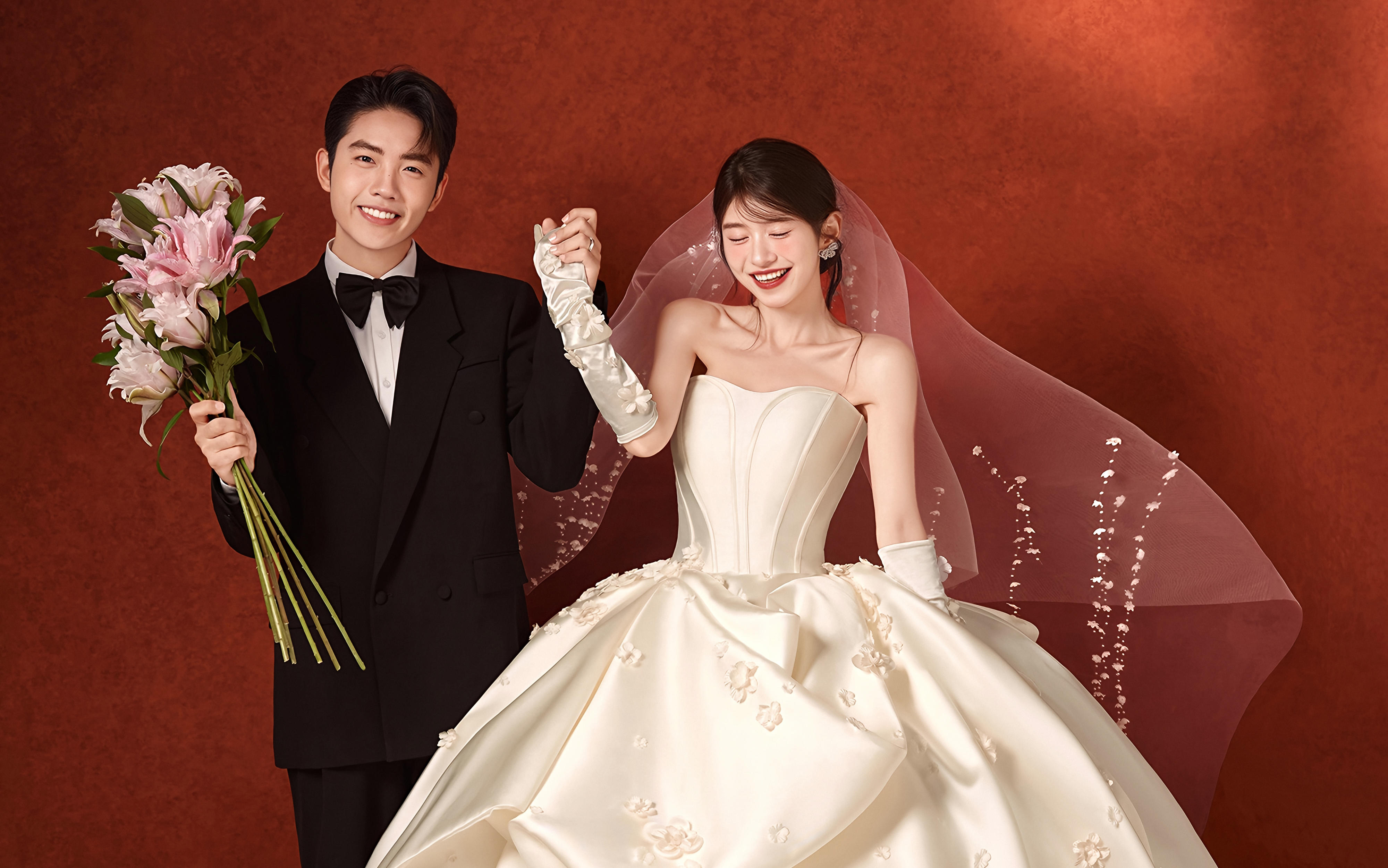 【梵希視覺】愛慘了的輕復(fù)古紅色婚紗照│真的巨好看