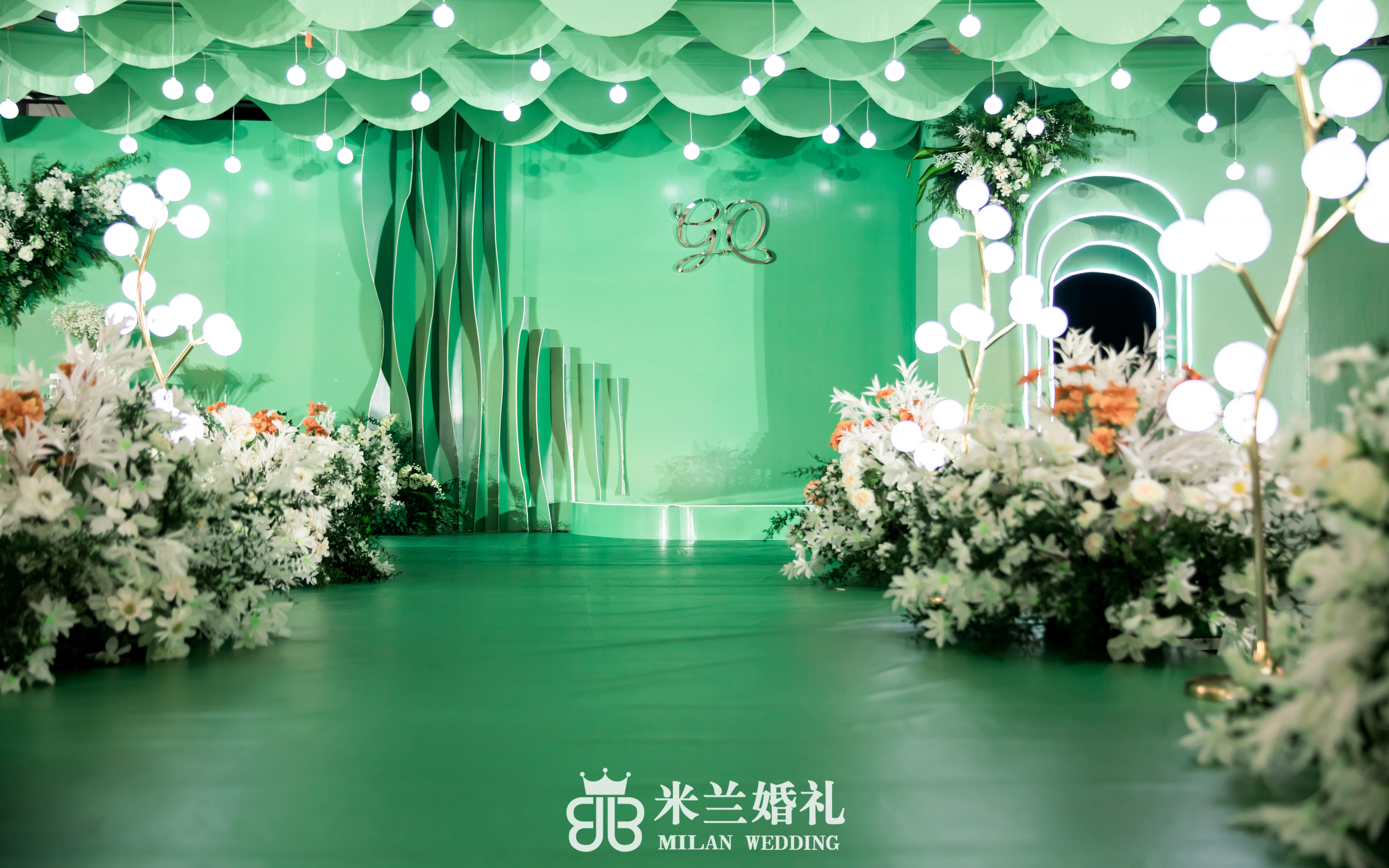 米兰婚礼-牛油果绿婚礼套餐