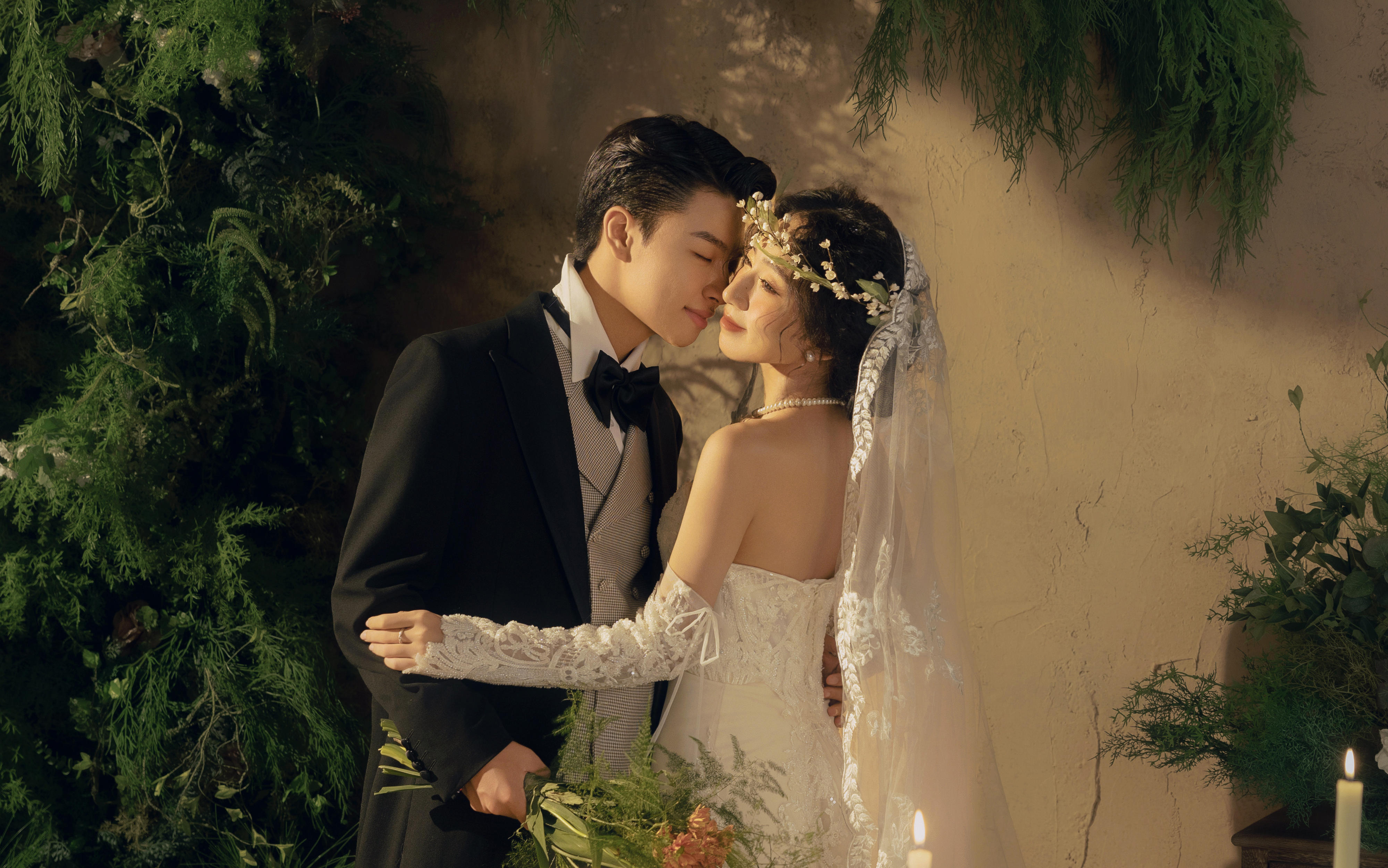 《当复古邂逅婚纱，爱意在时光里隽永》