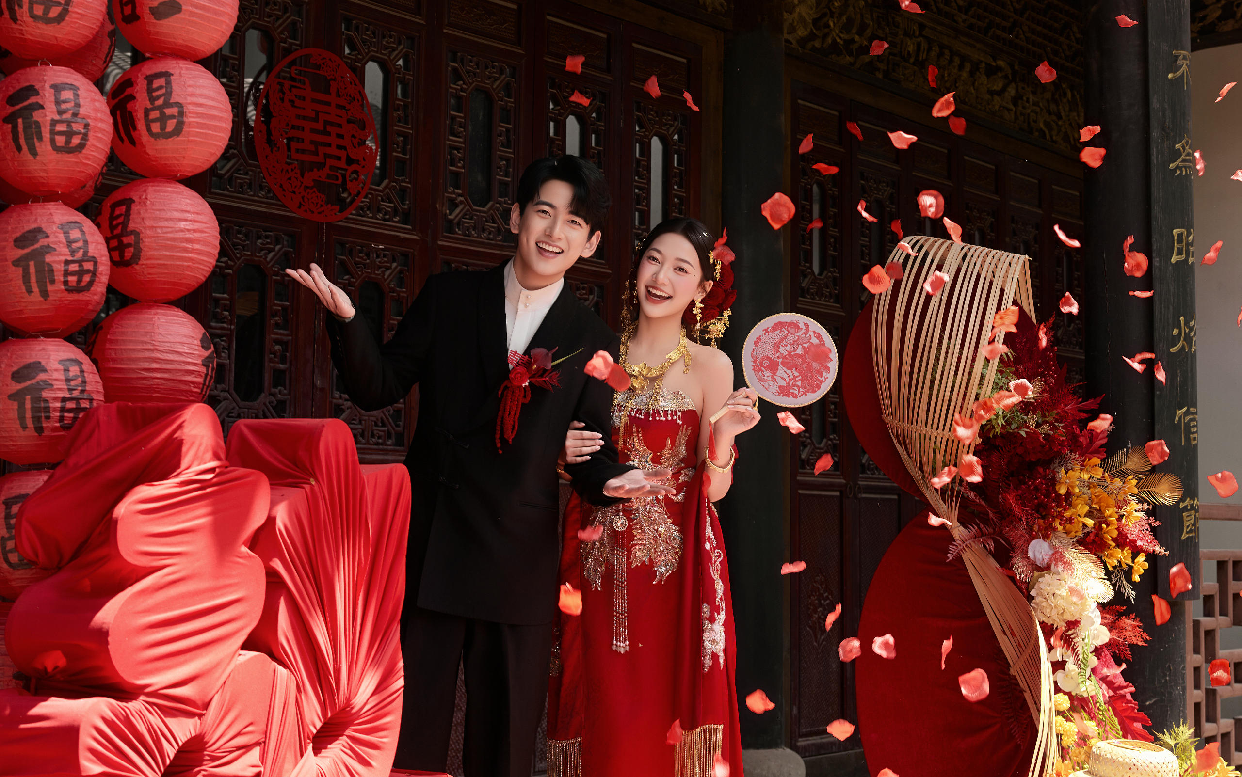 好“囍”开场｜新中式喜嫁婚纱照太香了✨