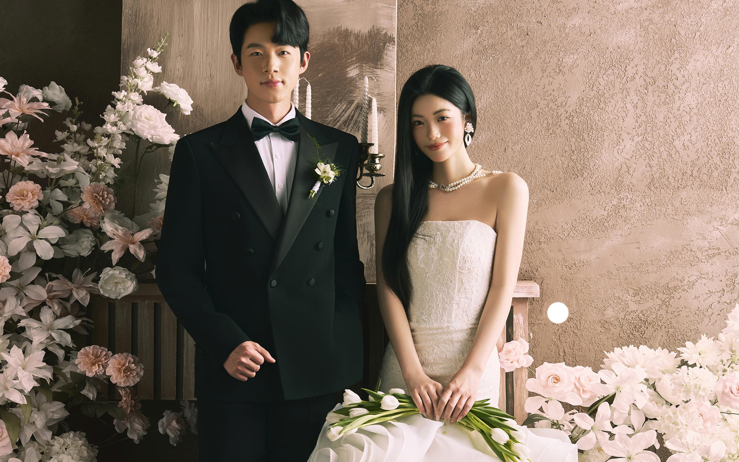 浪漫的法式复古婚纱照，氛围感一绝