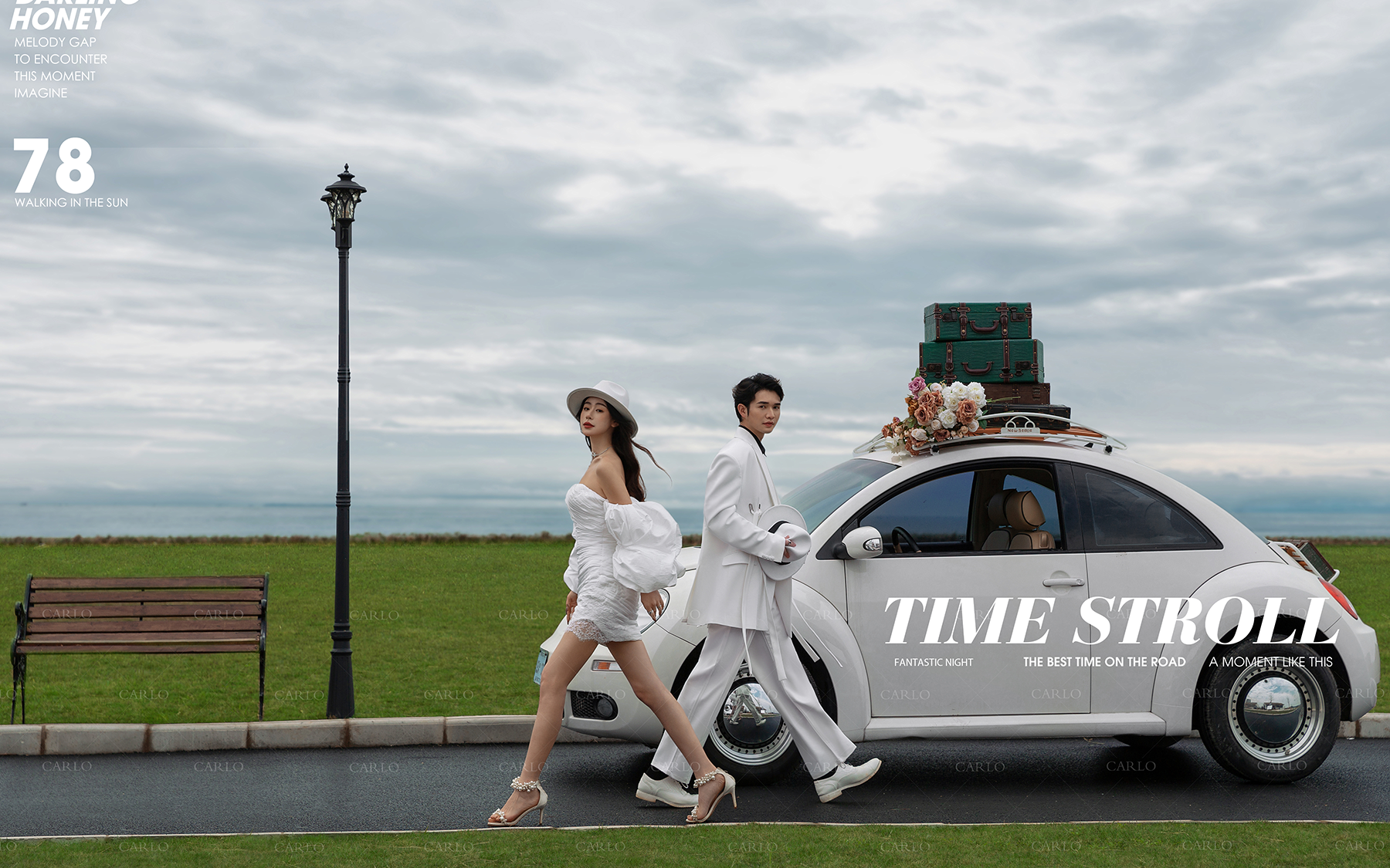 甲壳虫时尚个性婚纱照