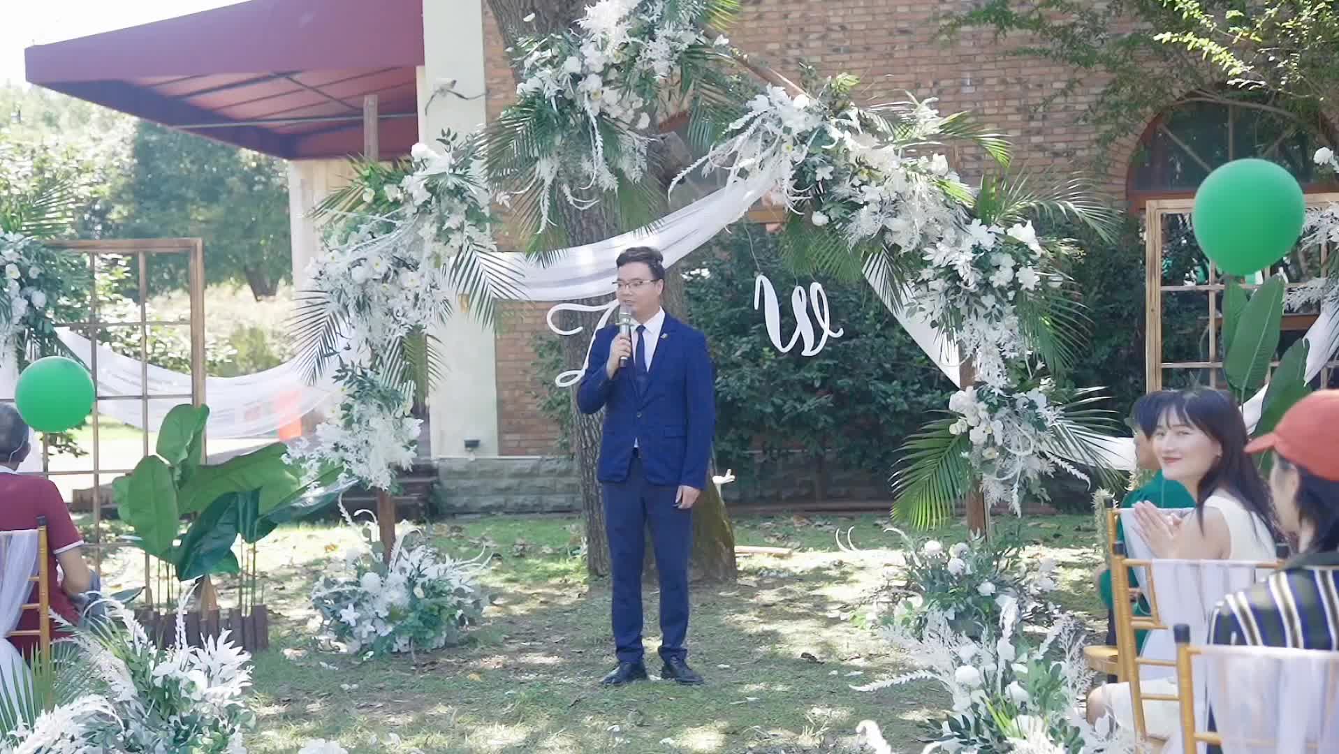 9月21号橘子洲户外婚礼开场片段