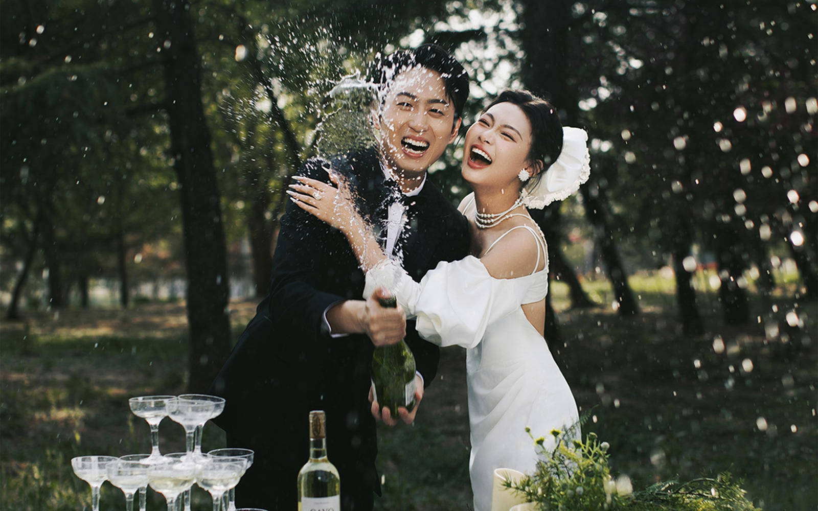 森系抓拍婚纱照