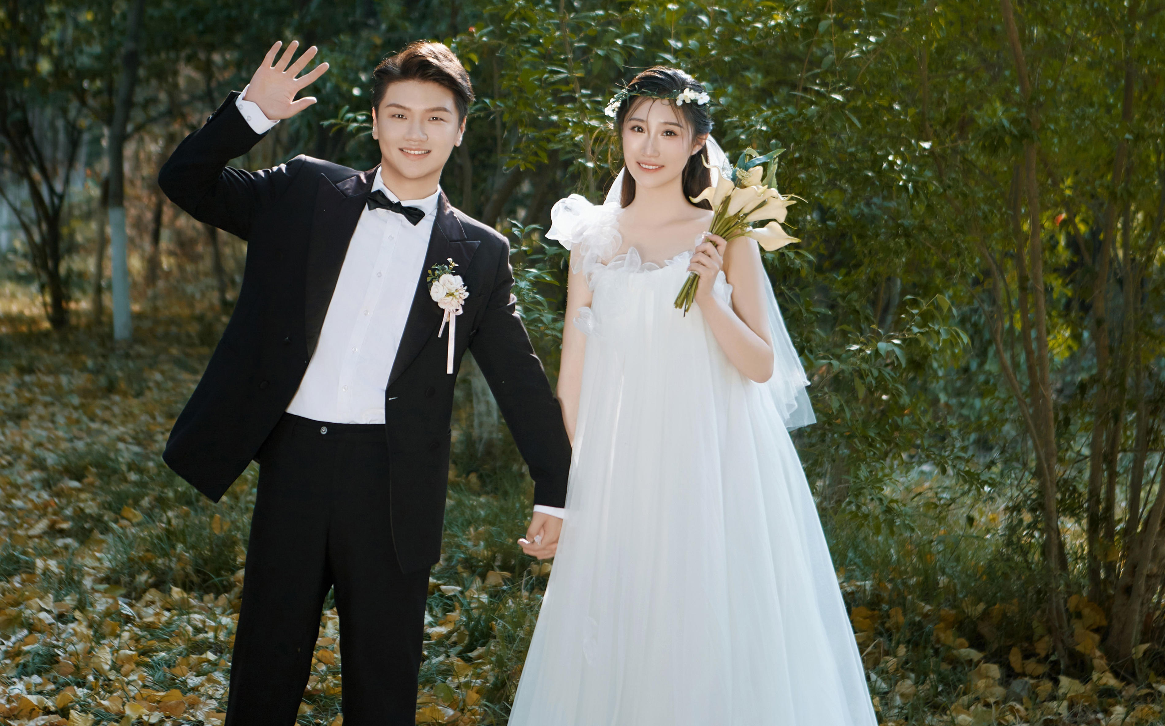 怦然心动🍃超有feel的森系小清新婚纱照